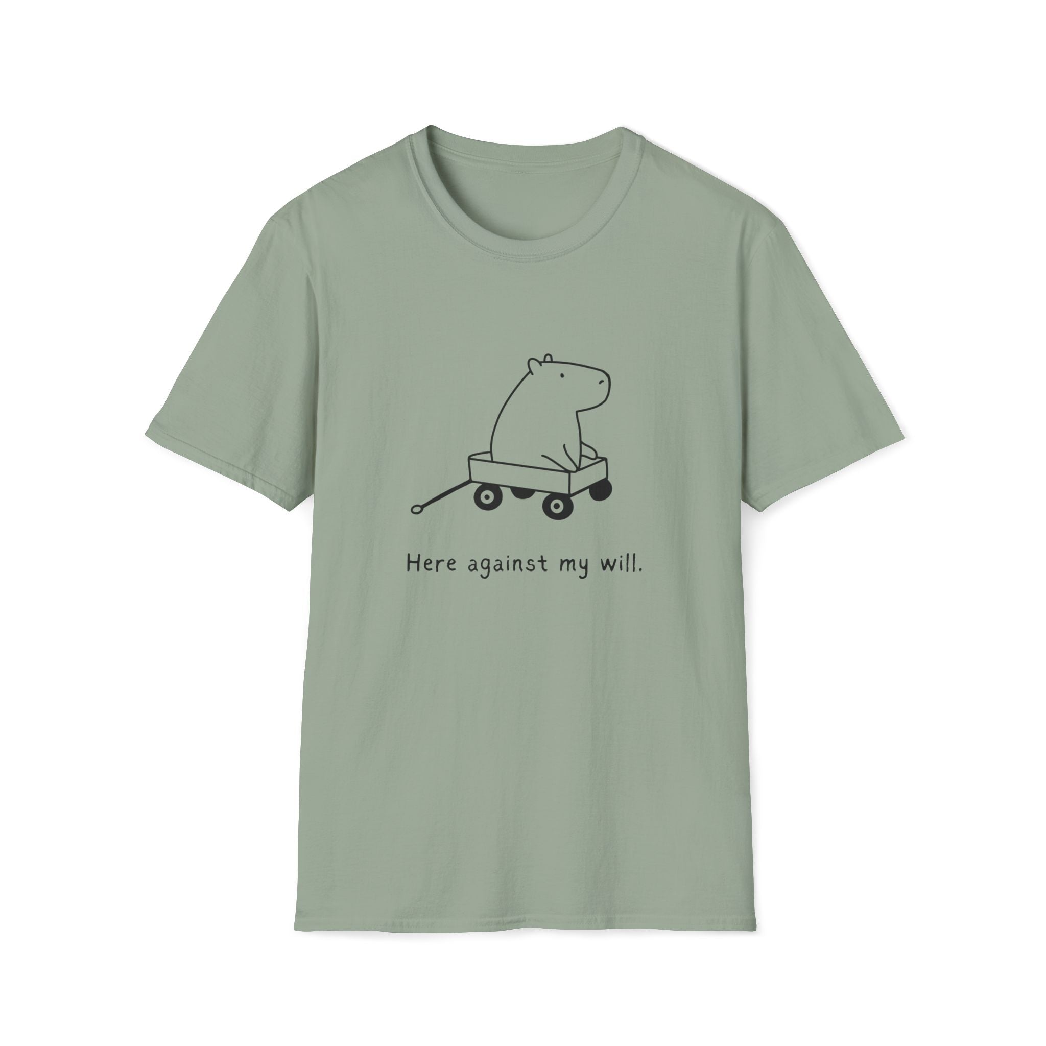 Capybara t-shirt design - detail view
