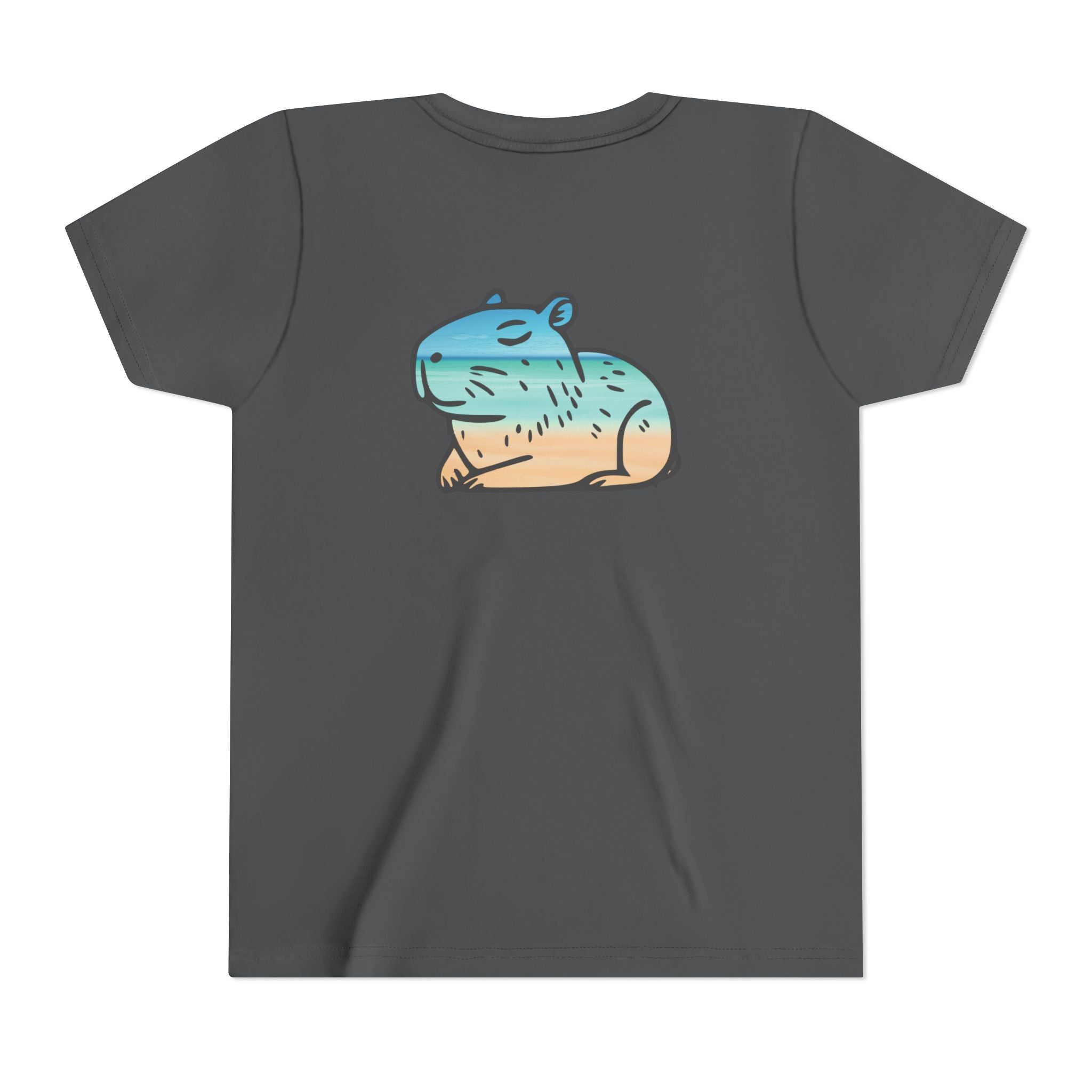 Capybara Beach Scene - Unisex Youth Tee