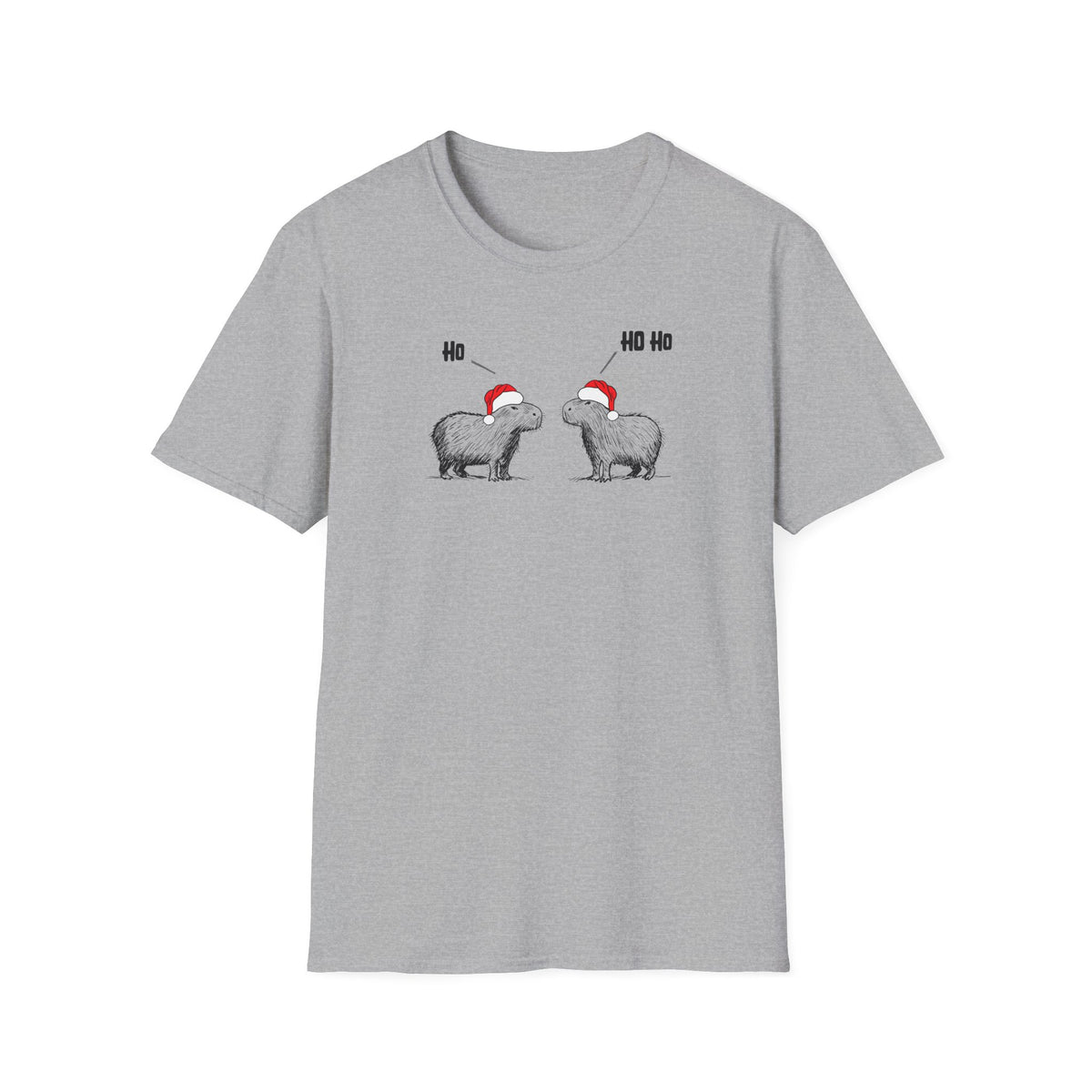 Ho Ho Ho Capybara Softstyle Tee