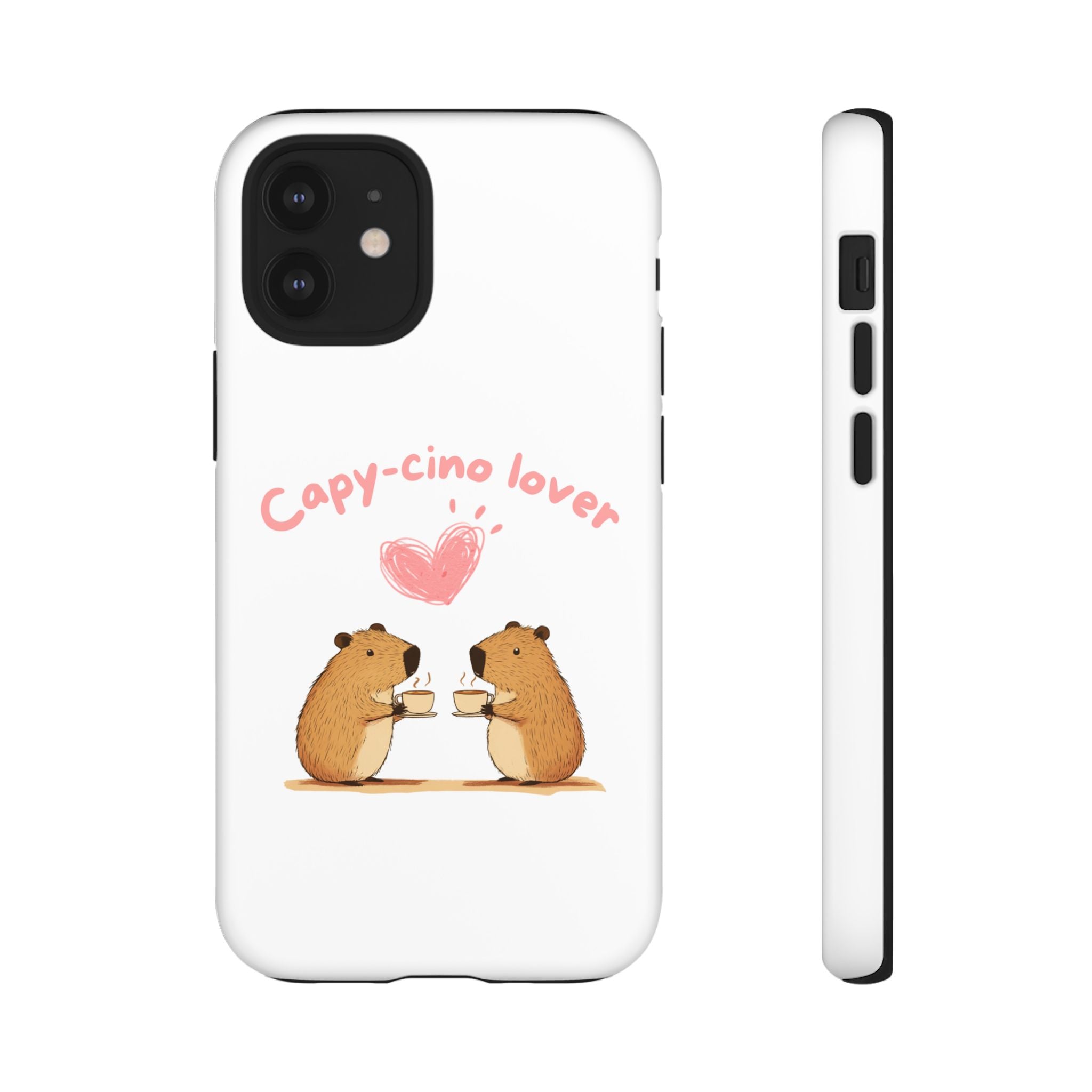 Cute Capybara Phone Case (Capy-cino Lover Series)