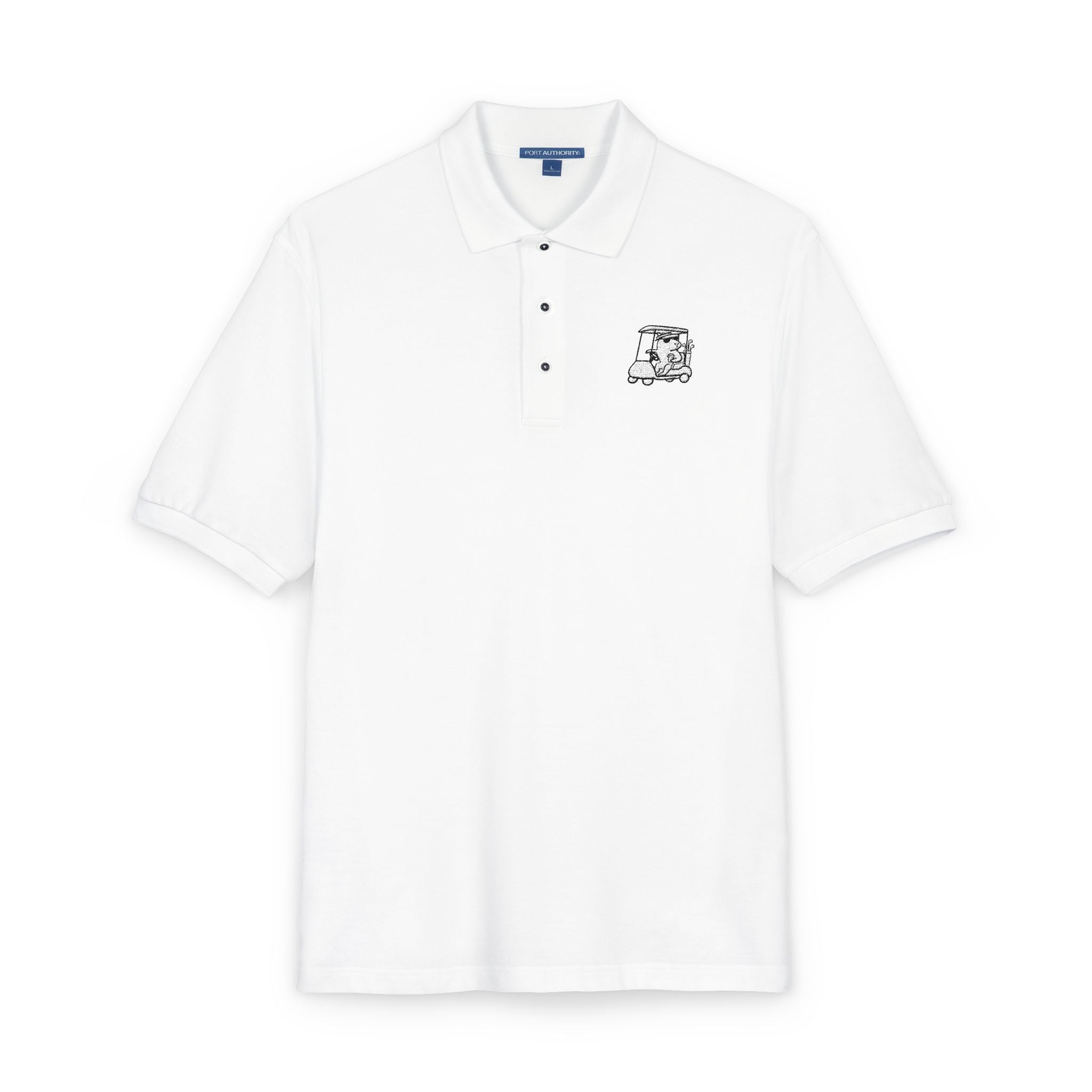 Capybara Cart Captain - Funny Golf Polo Shirt