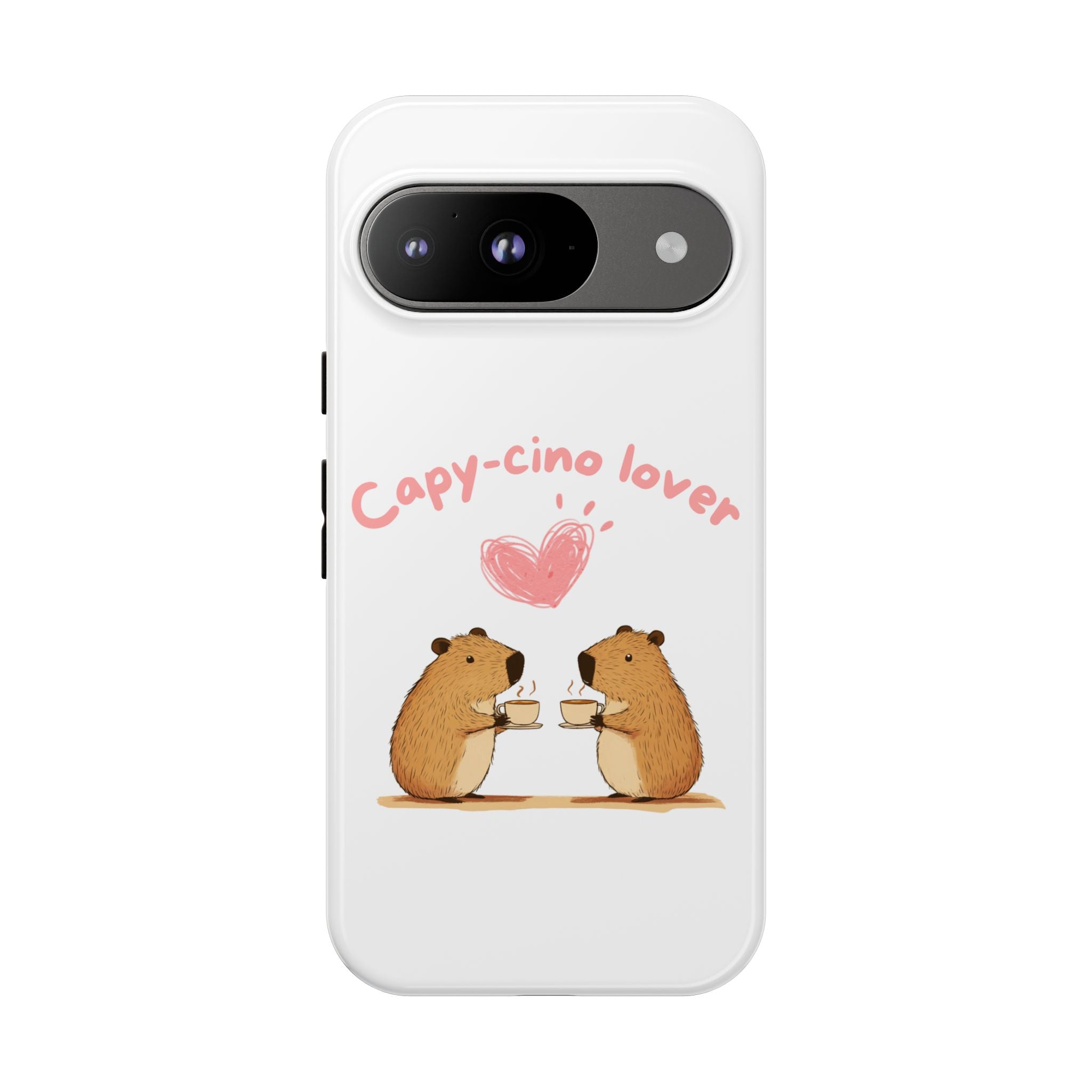 Cute Capybara Phone Case (Capy-cino Lover Series)