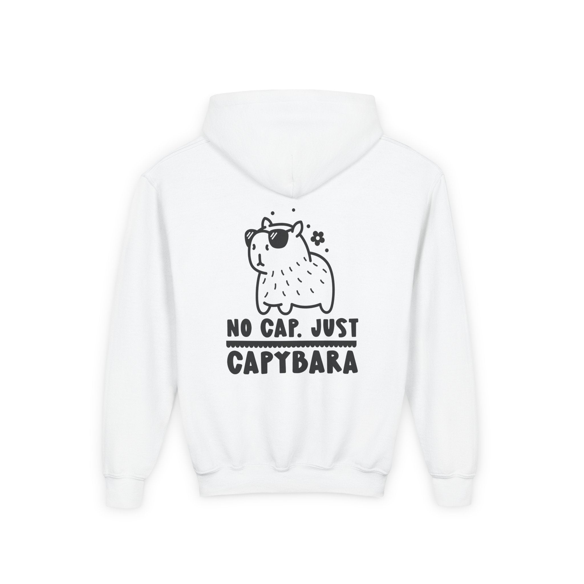 Kawaii No Cap, Just Capybara Kids Hoodie