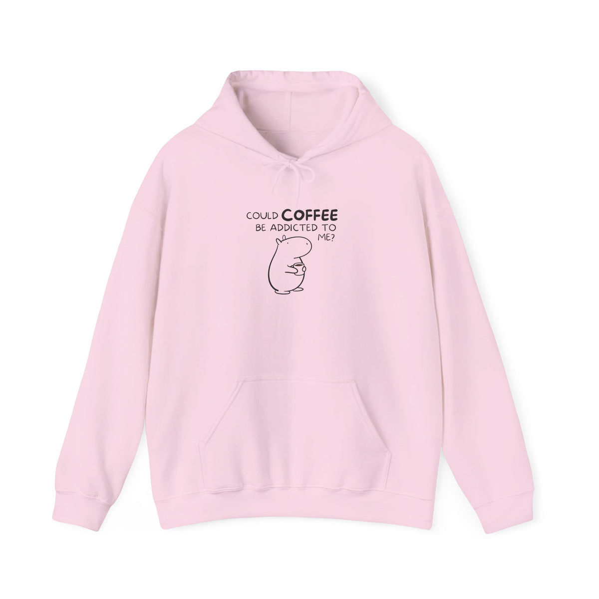 Could Coffee Be Addicted to Me? | Funny Capybara Hoodie