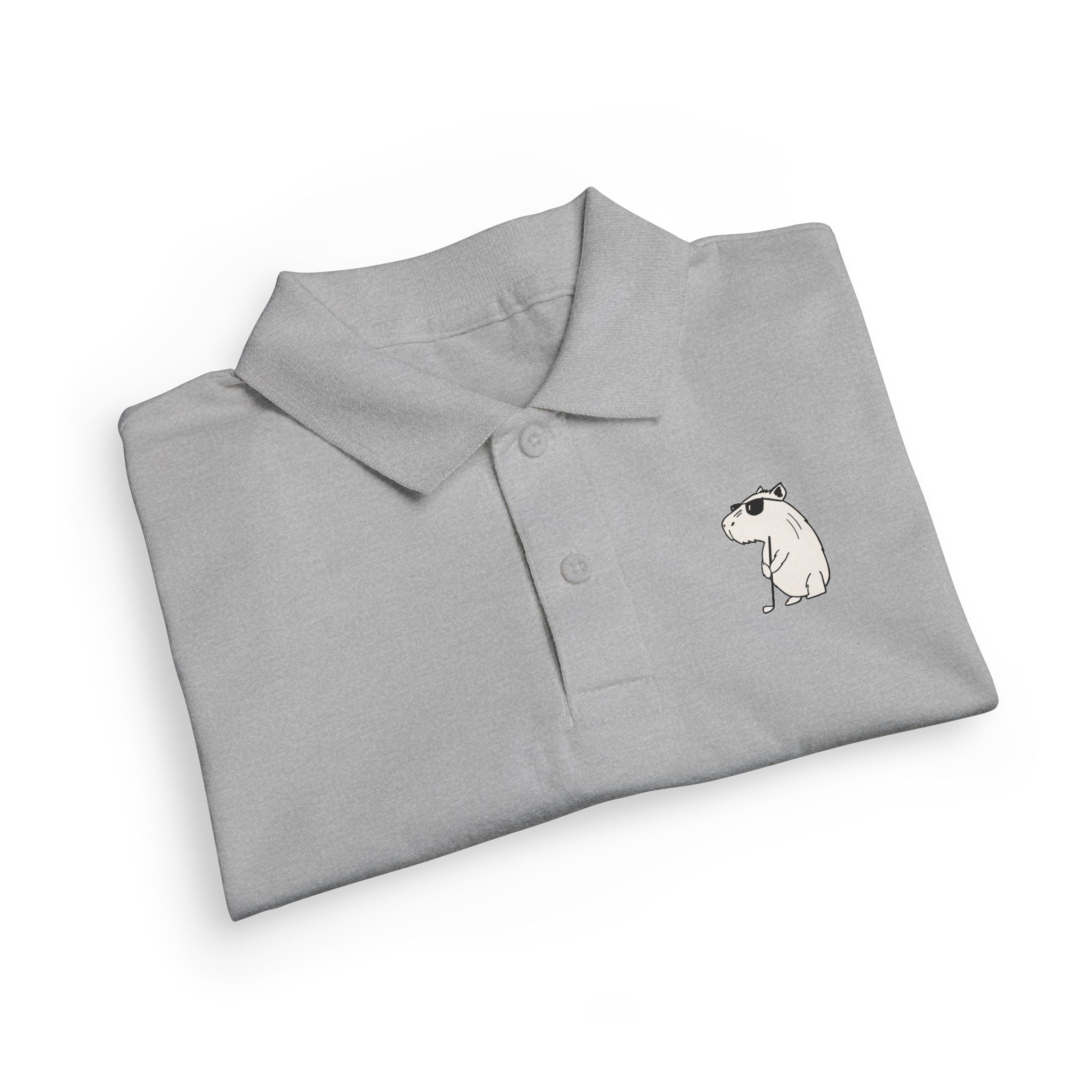 Capybara Chill Kids Golf Polo Shirt