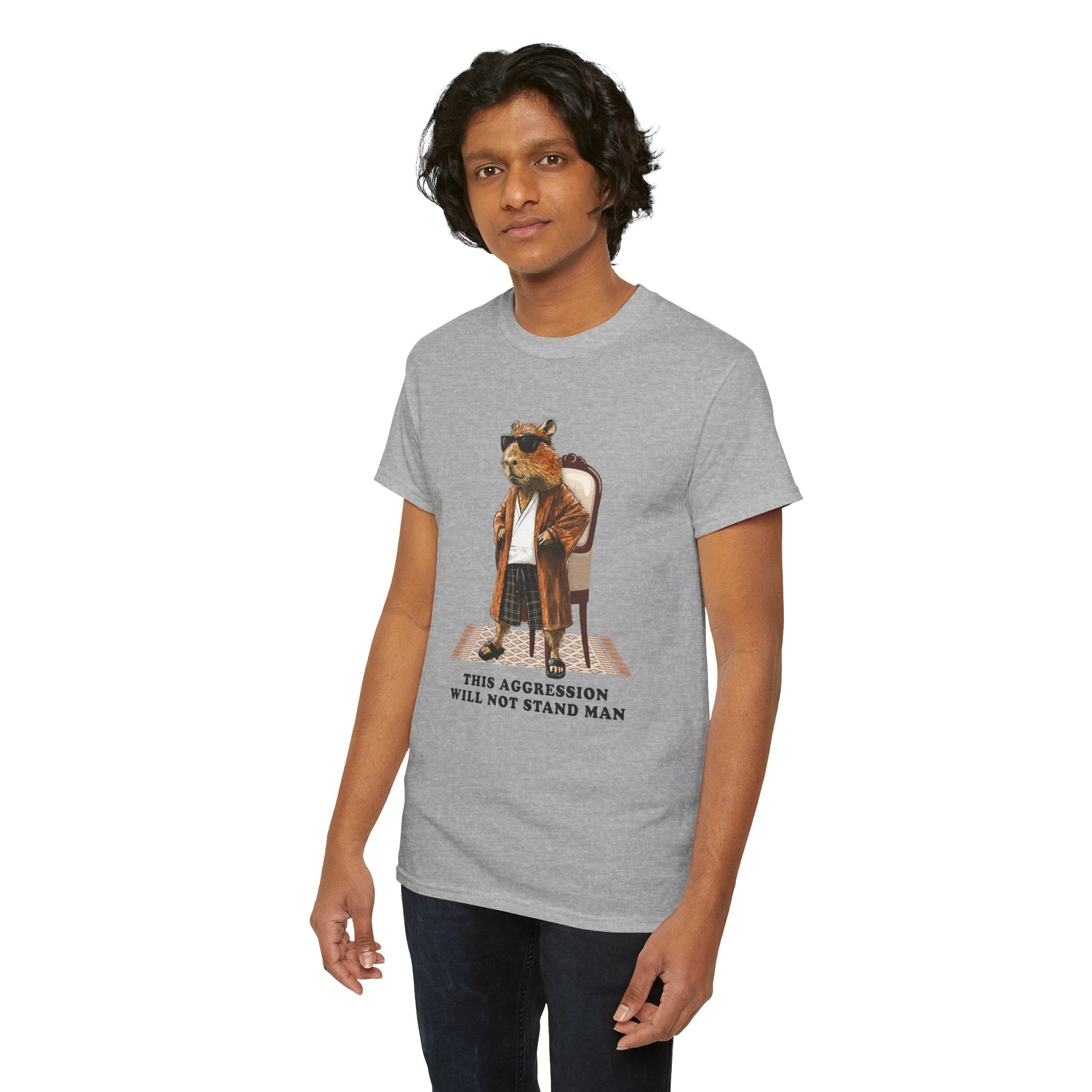 Capybowski This Aggression Will Not Stand, Man' - Men's Sizing Tshirt