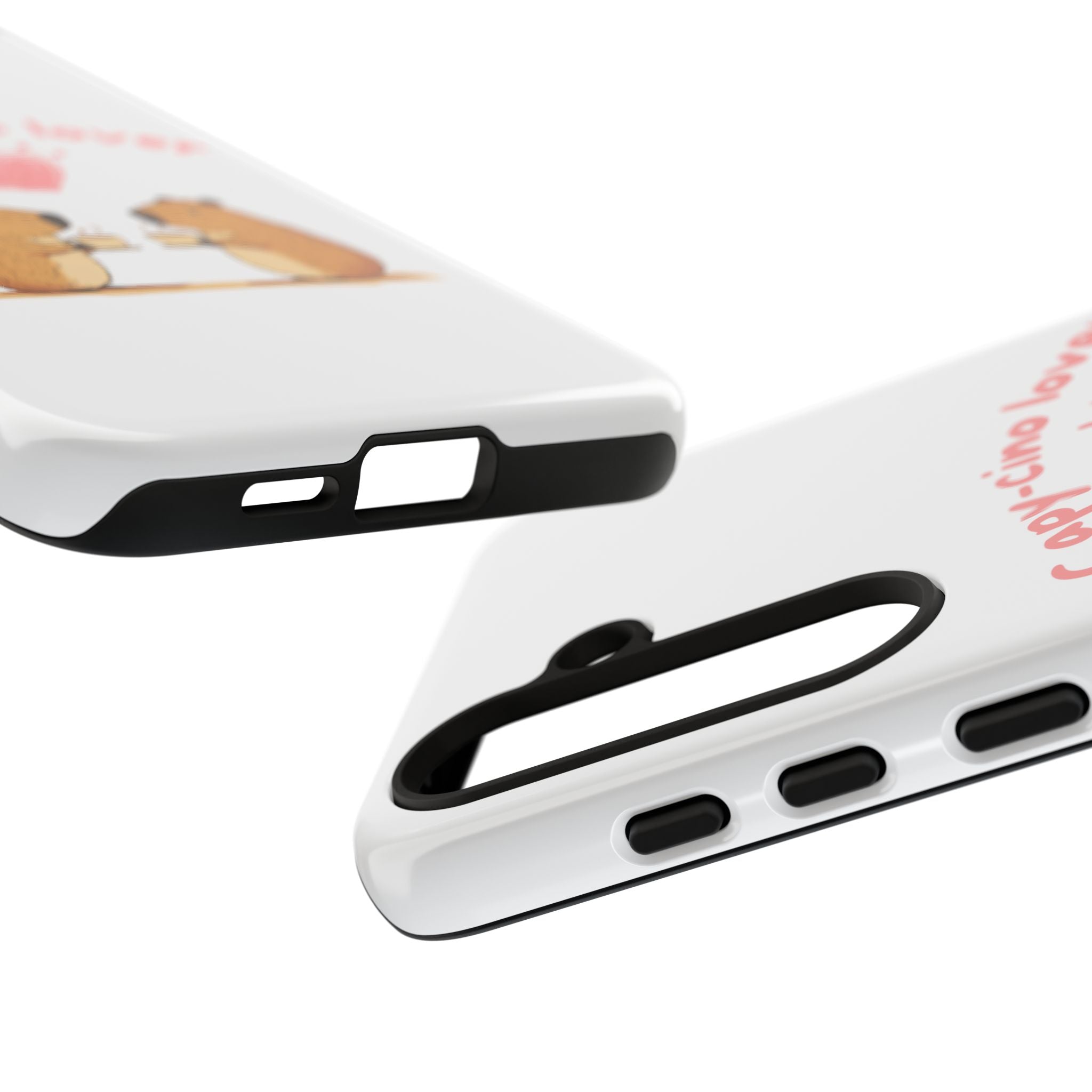 Cute Capybara Phone Case (Capy-cino Lover Series)