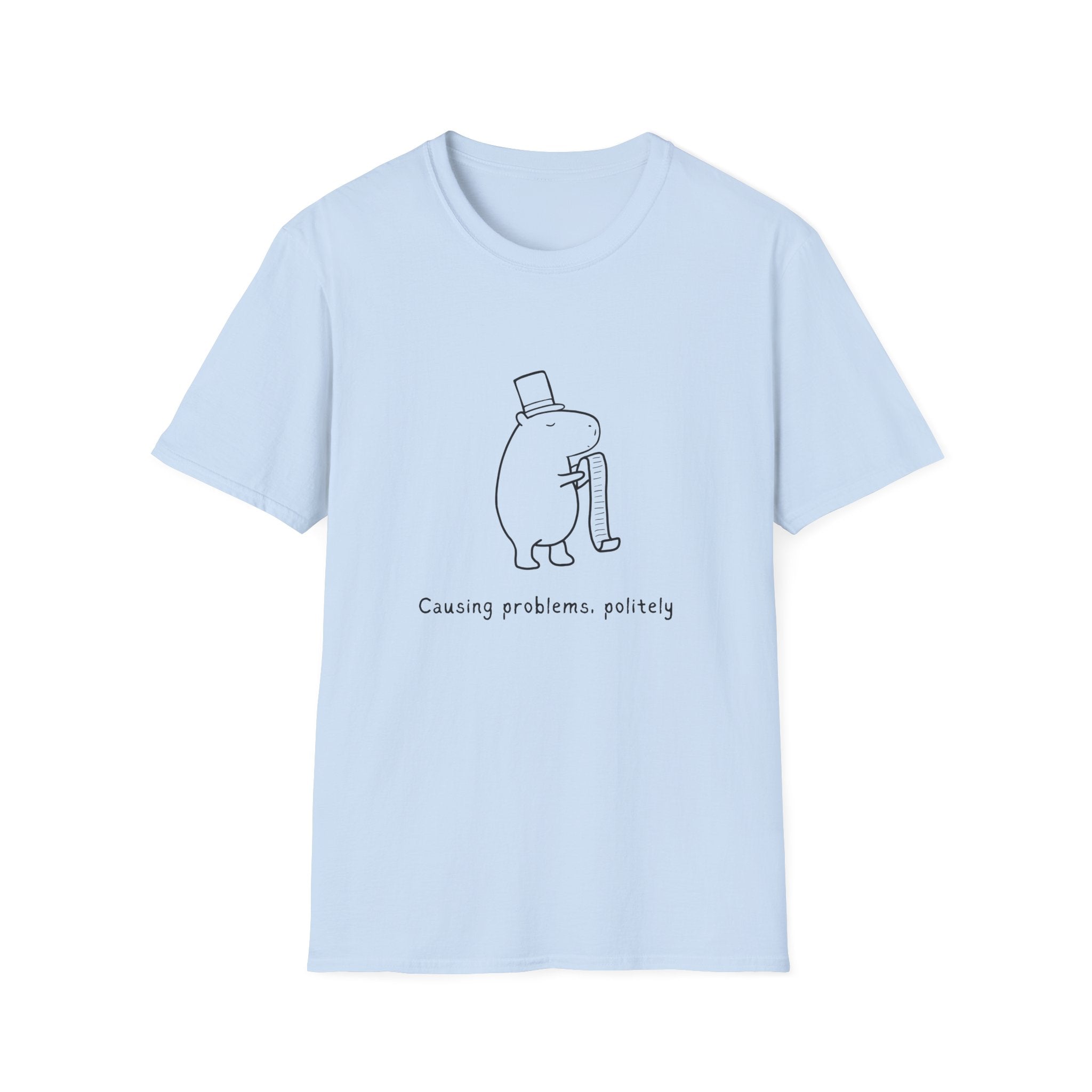 Capybara t-shirt design - detail view