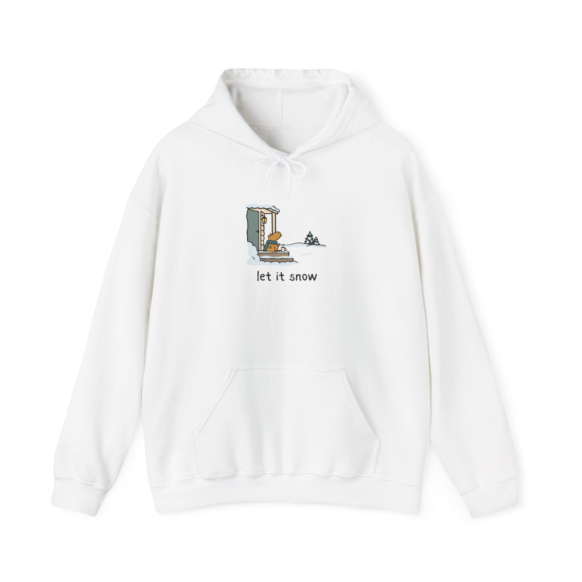 Let it Snow Cozy Capybara Hoodie