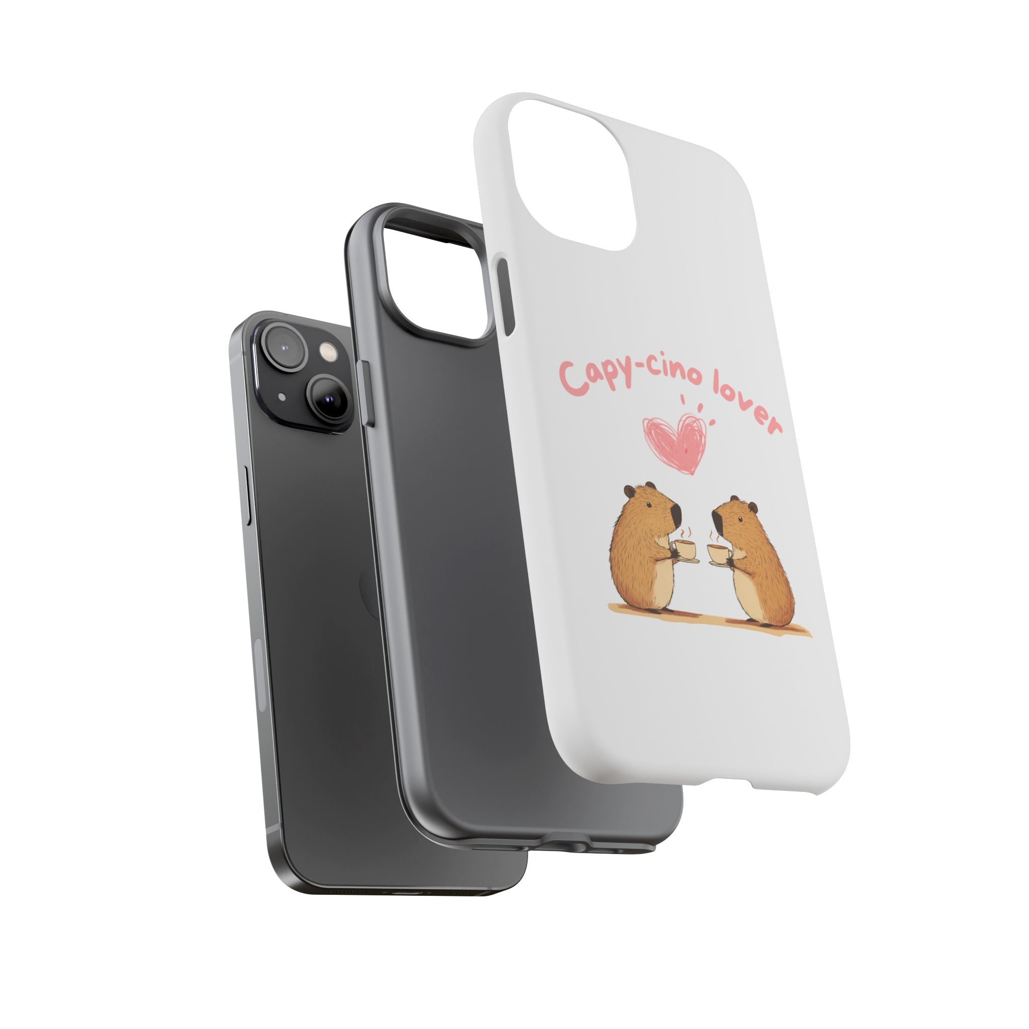 Cute Capybara Phone Case (Capy-cino Lover Series)