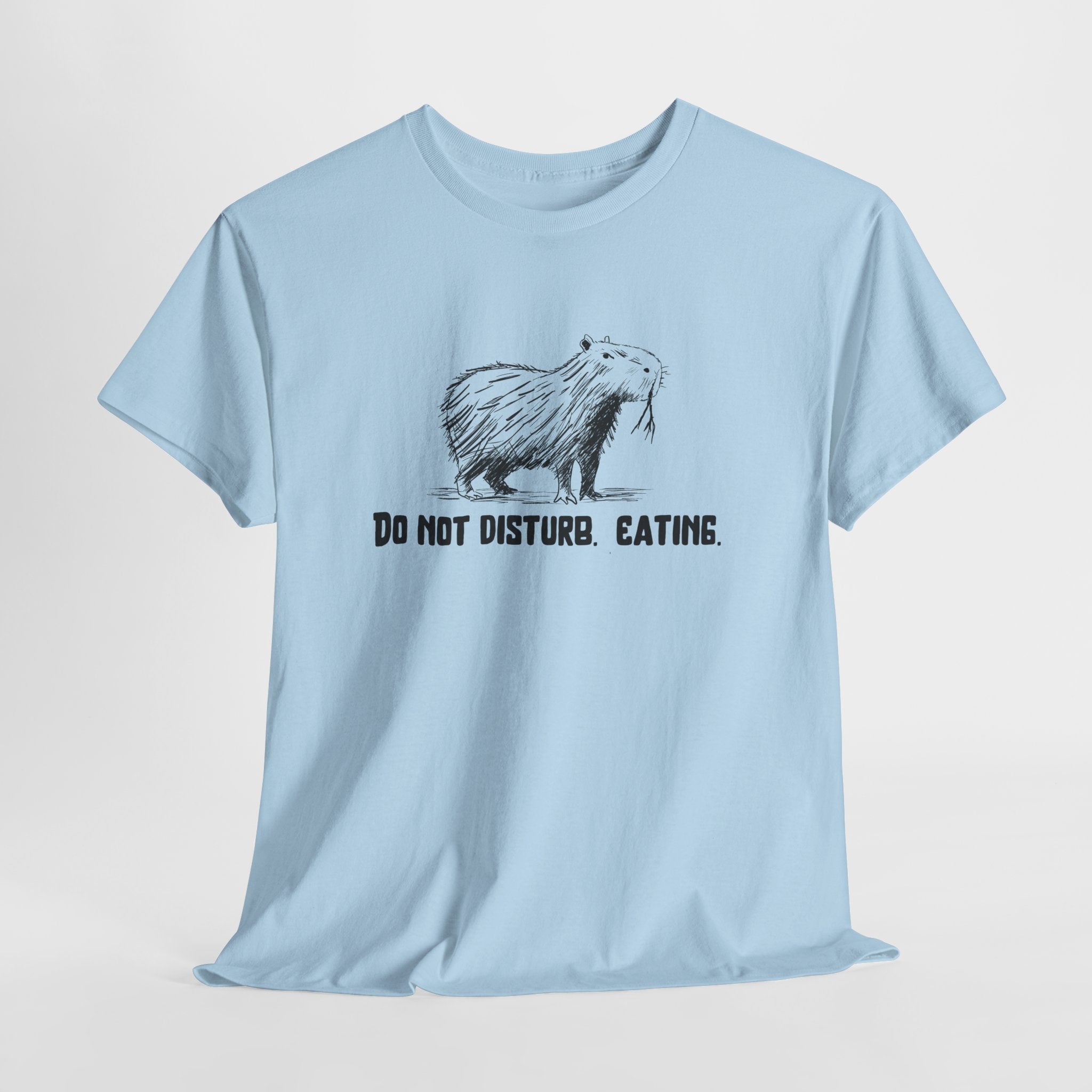 Do Not Disturb. Eating. Capybara Heavy Tee