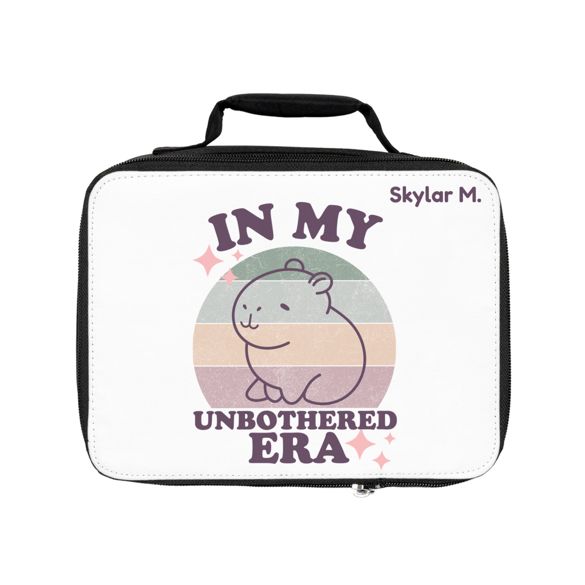 In My Unbothered Era Lunchbox – Personalized Aesthetic Lunchbox for Kids | Free Name Customization