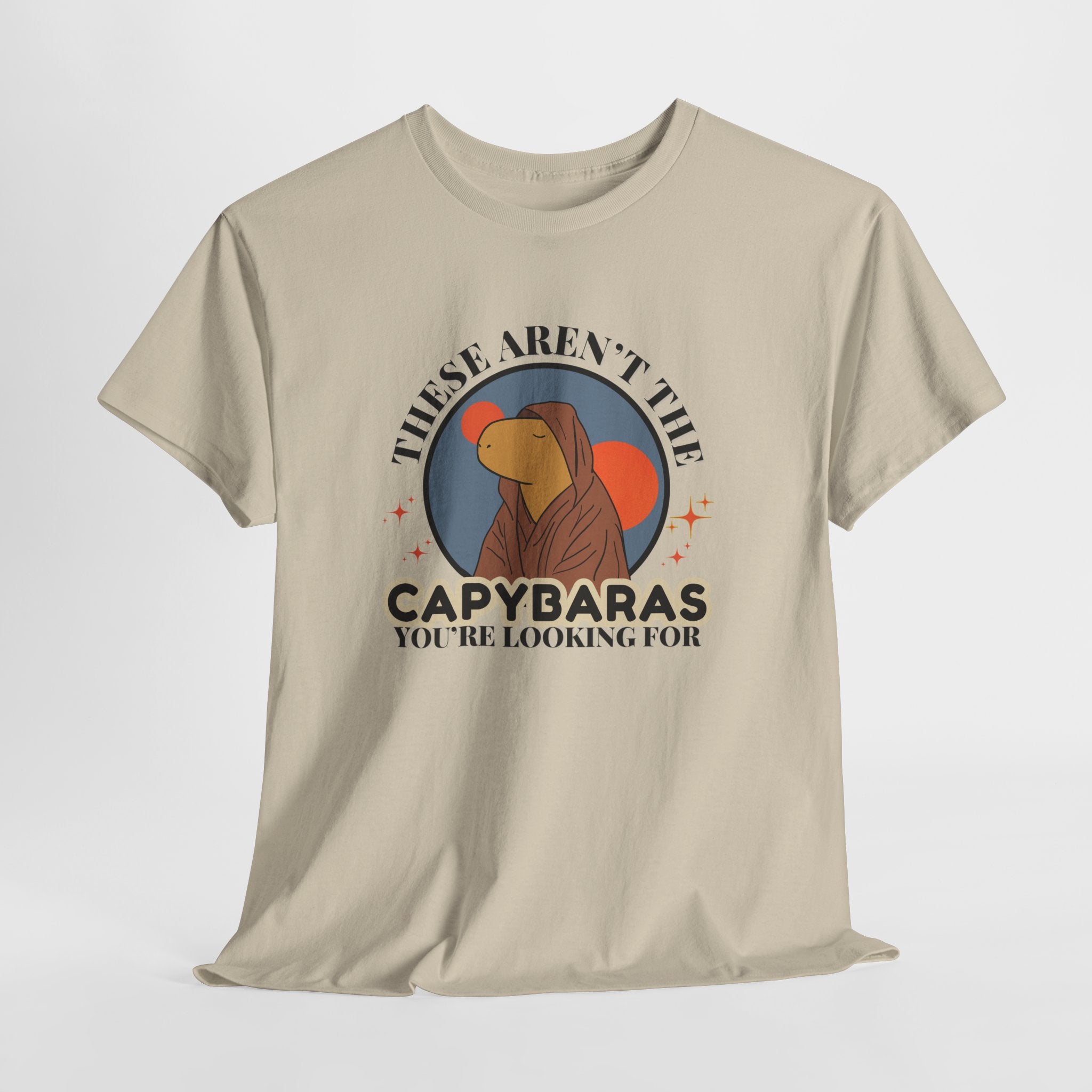 Funny Star Wars Capybara Shirt – These Aren’t the Capybaras You’re Looking For – Funny Nerd Gift - Unisex Adult Tee