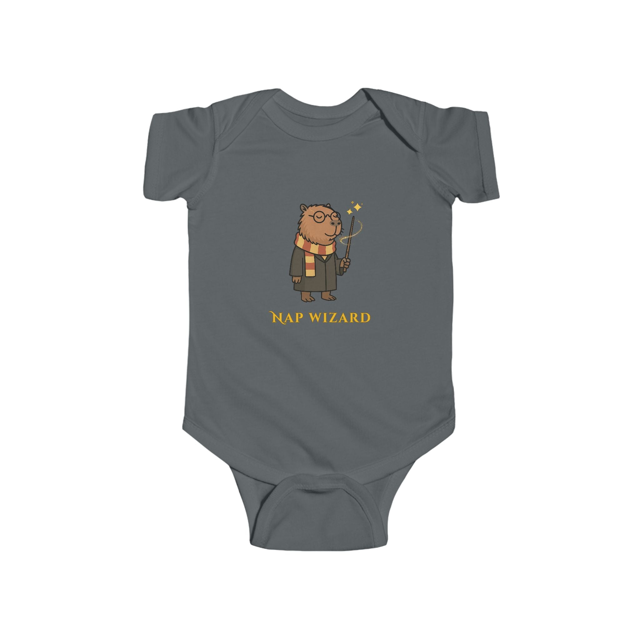 Nap Wizard Baby Onesie | Cute Capybara Wizard Baby Bodysuit | Cozy Magic Academy Outfit | Baby Shower Gift | Newborn Coming Home Outfit