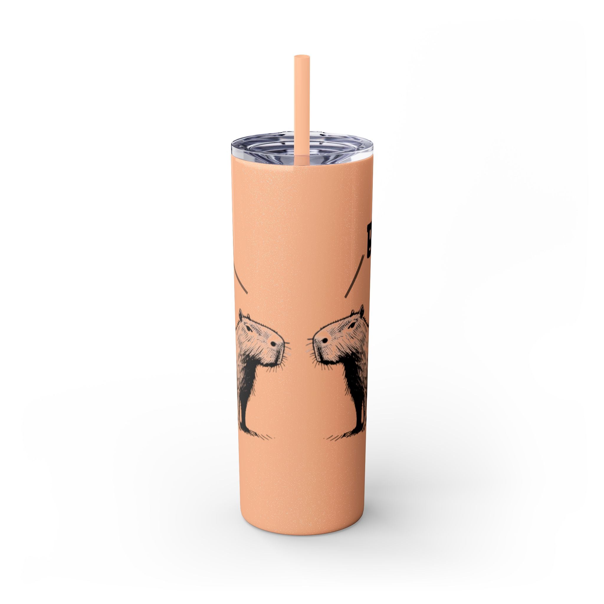 Bro Bro, Best of Friends – Capybara Coffee Skinny Tumbler