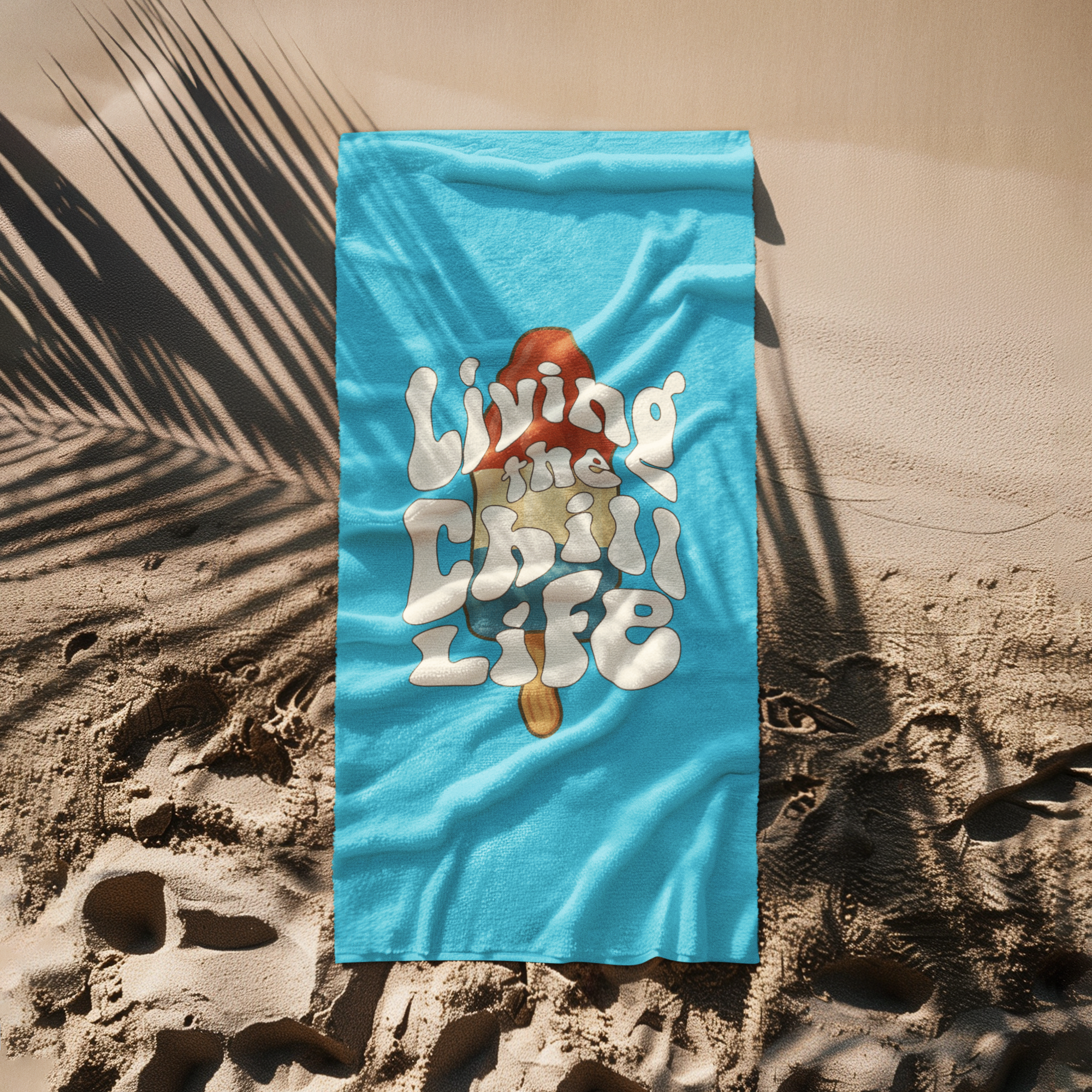 IcyPop Chill Life Oversized Beach Towel