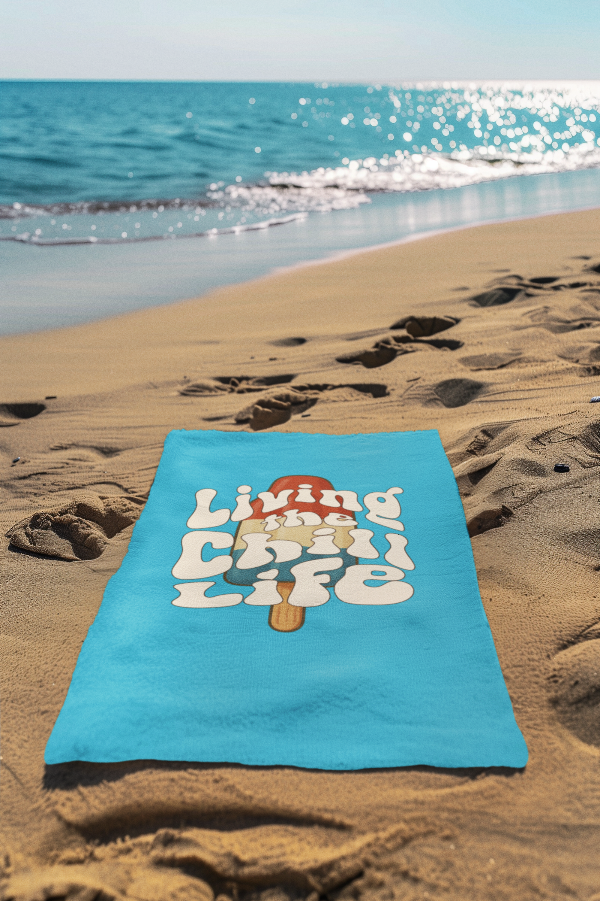 IcyPop Chill Life Oversized Beach Towel