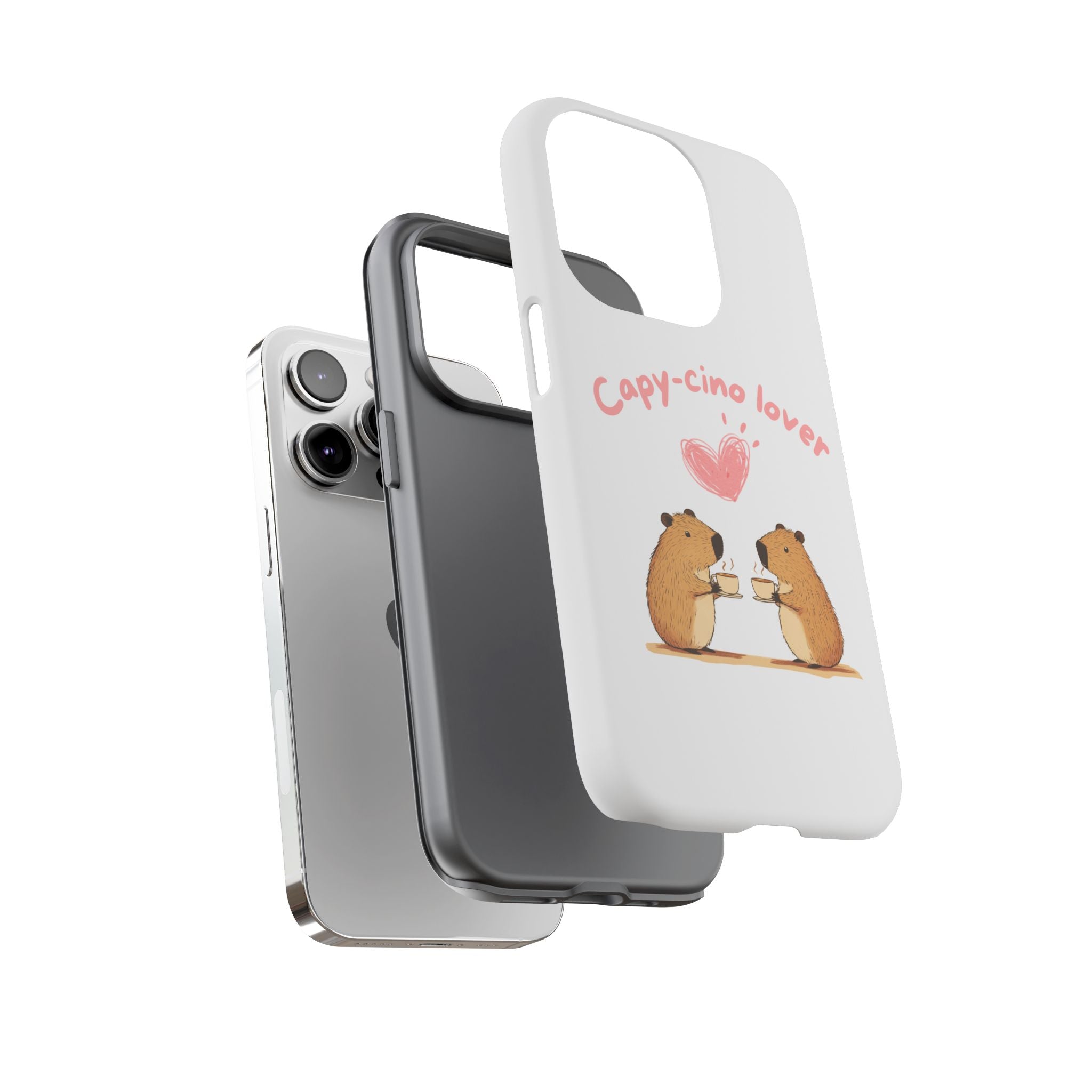 Cute Capybara Phone Case (Capy-cino Lover Series)
