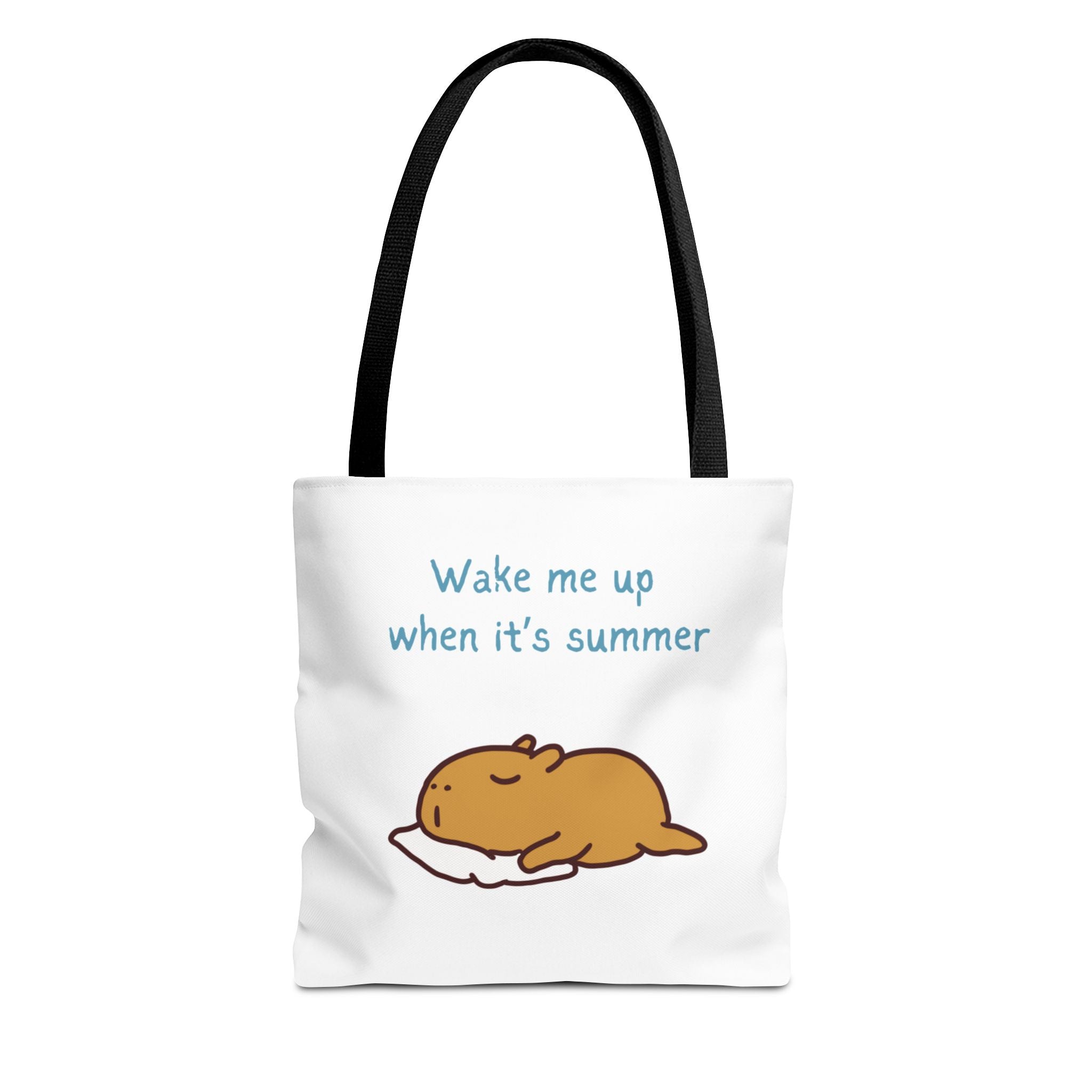 Wake Me Up When It’s Summer Tote Bag – Cute Teacher Appreciation Gift – Funny Teacher Tote Bag