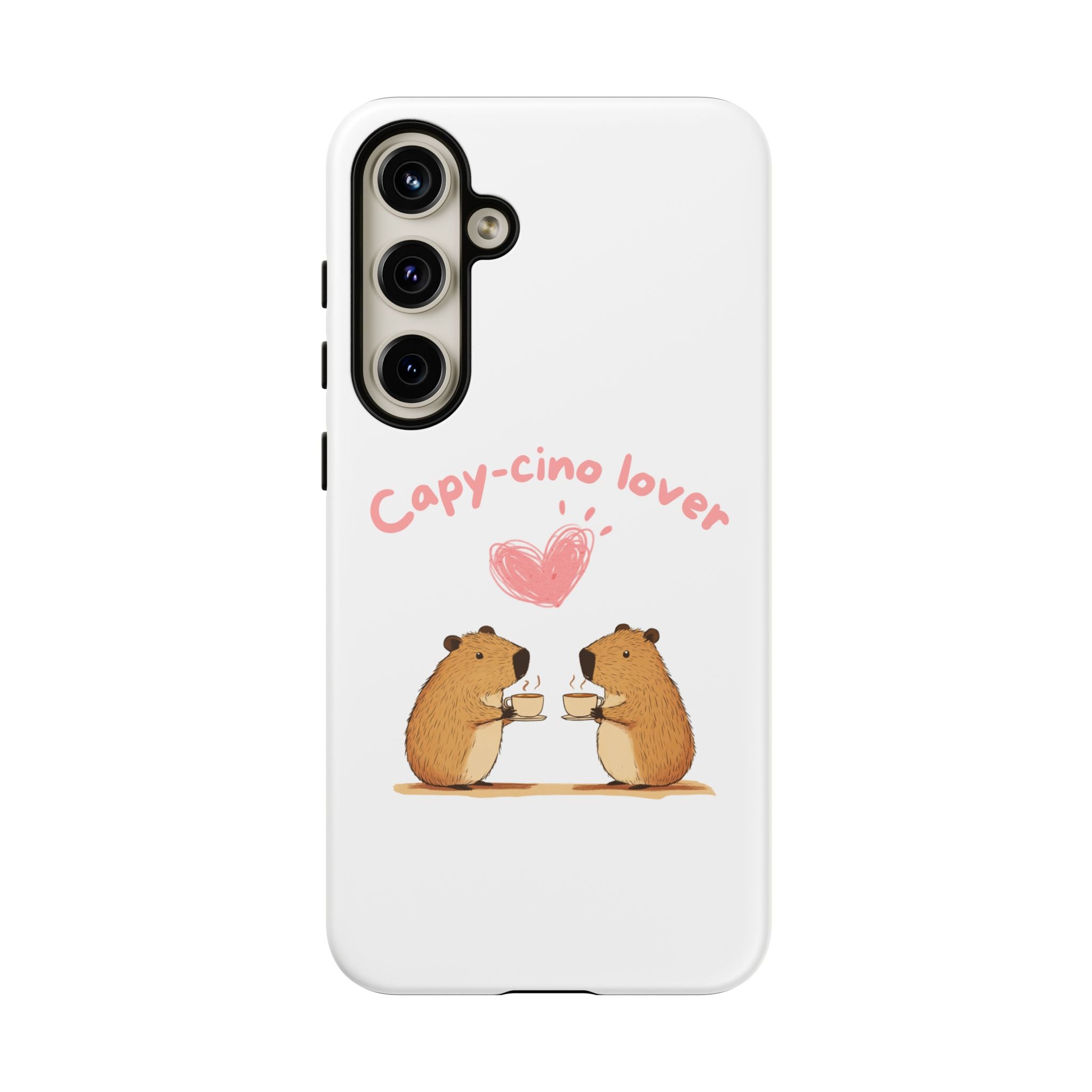 Cute Capybara Phone Case (Capy-cino Lover Series)