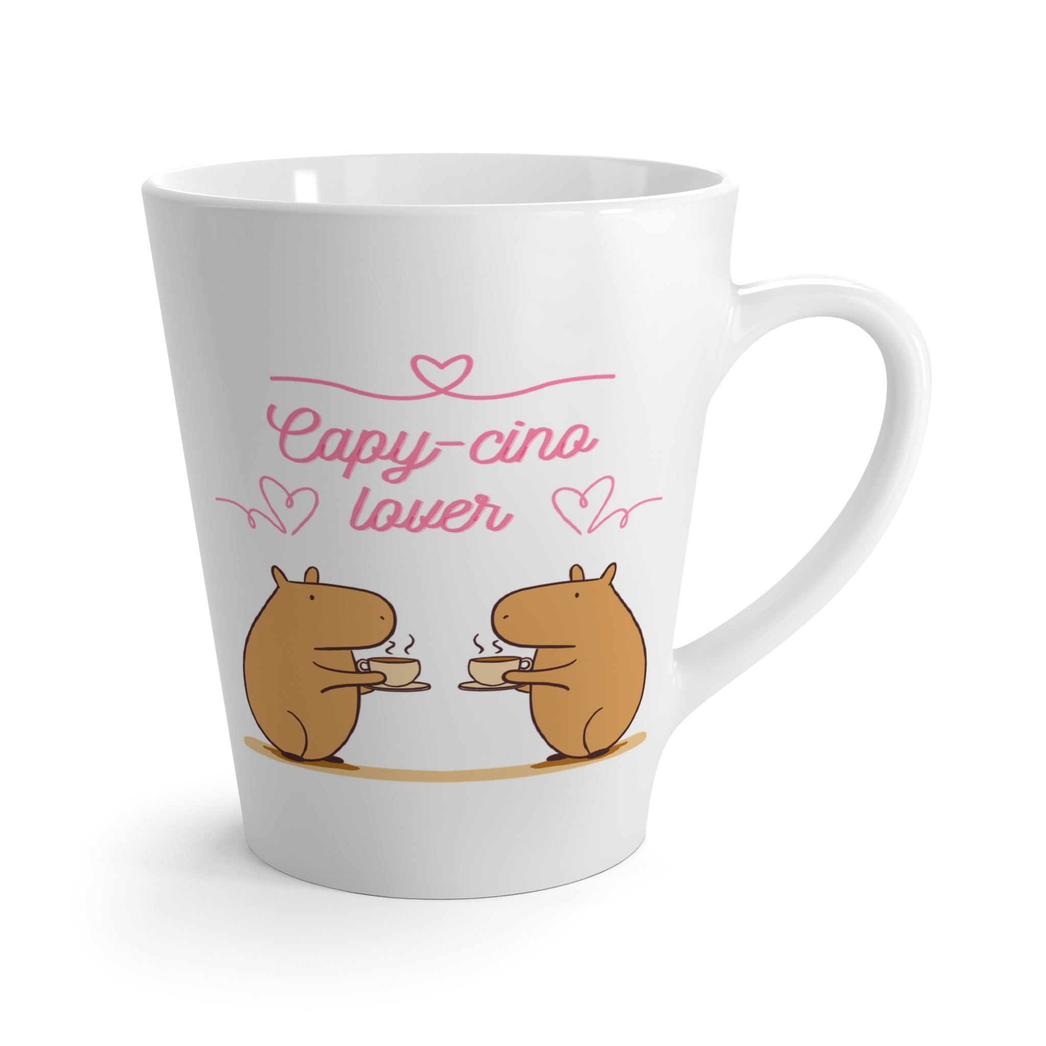 Capybara Latte Mug – “Capy-cino Lover” Cute Coffee Mug