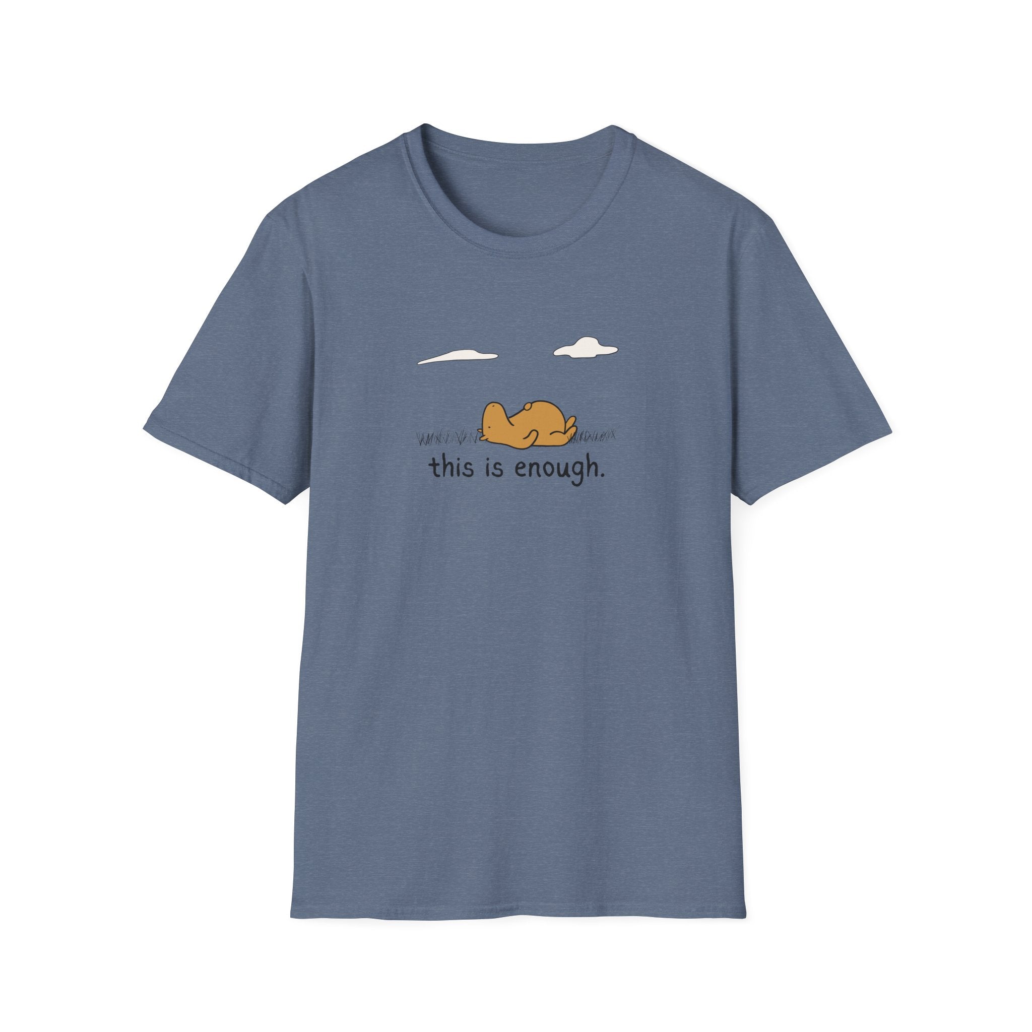 “This Is Enough” Capybara Touch Grass Softstyle Tee