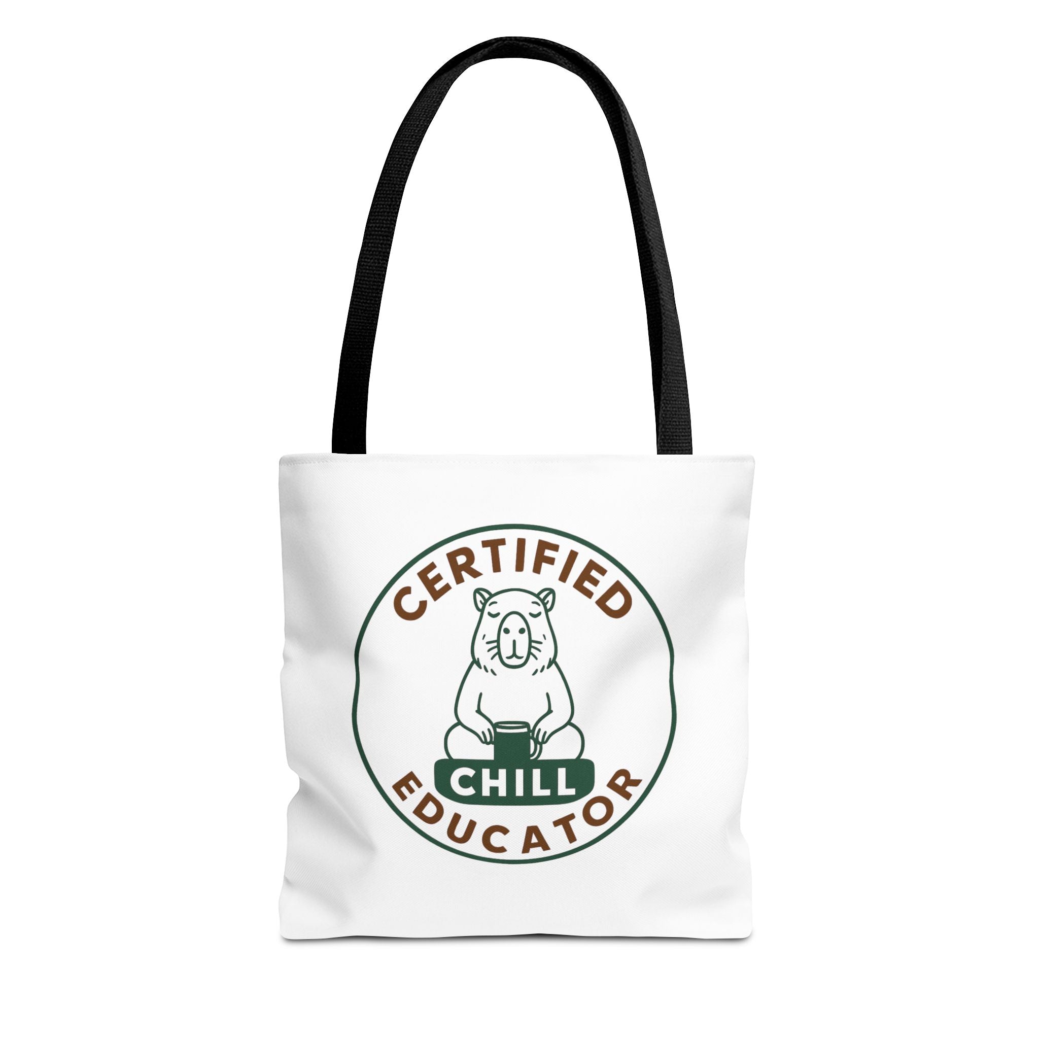 Certified Chill Educator Capybara - Teacher Tote Bag