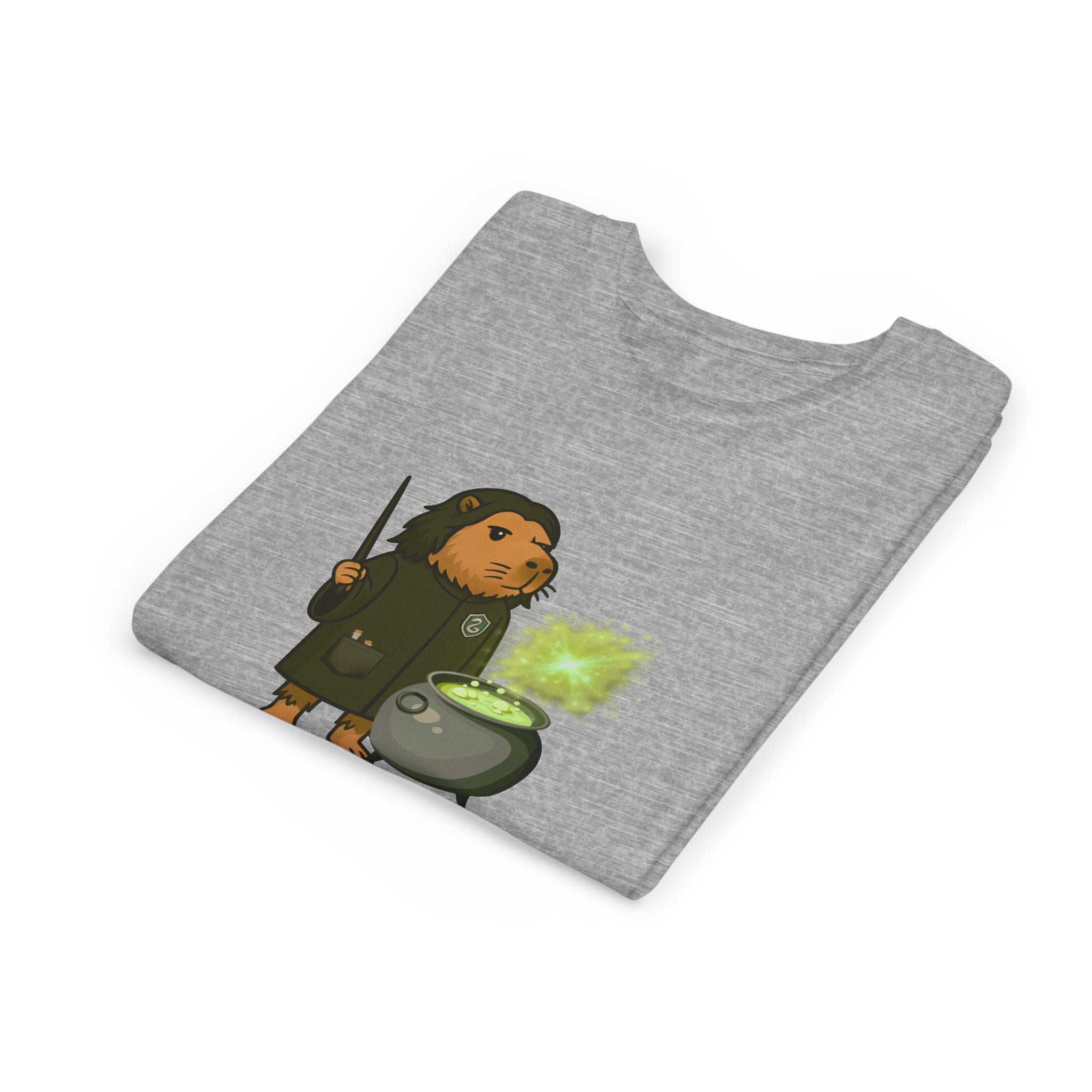 Defense Against the Dark Moods | Capybara Wizard Graphic Kids Tee
