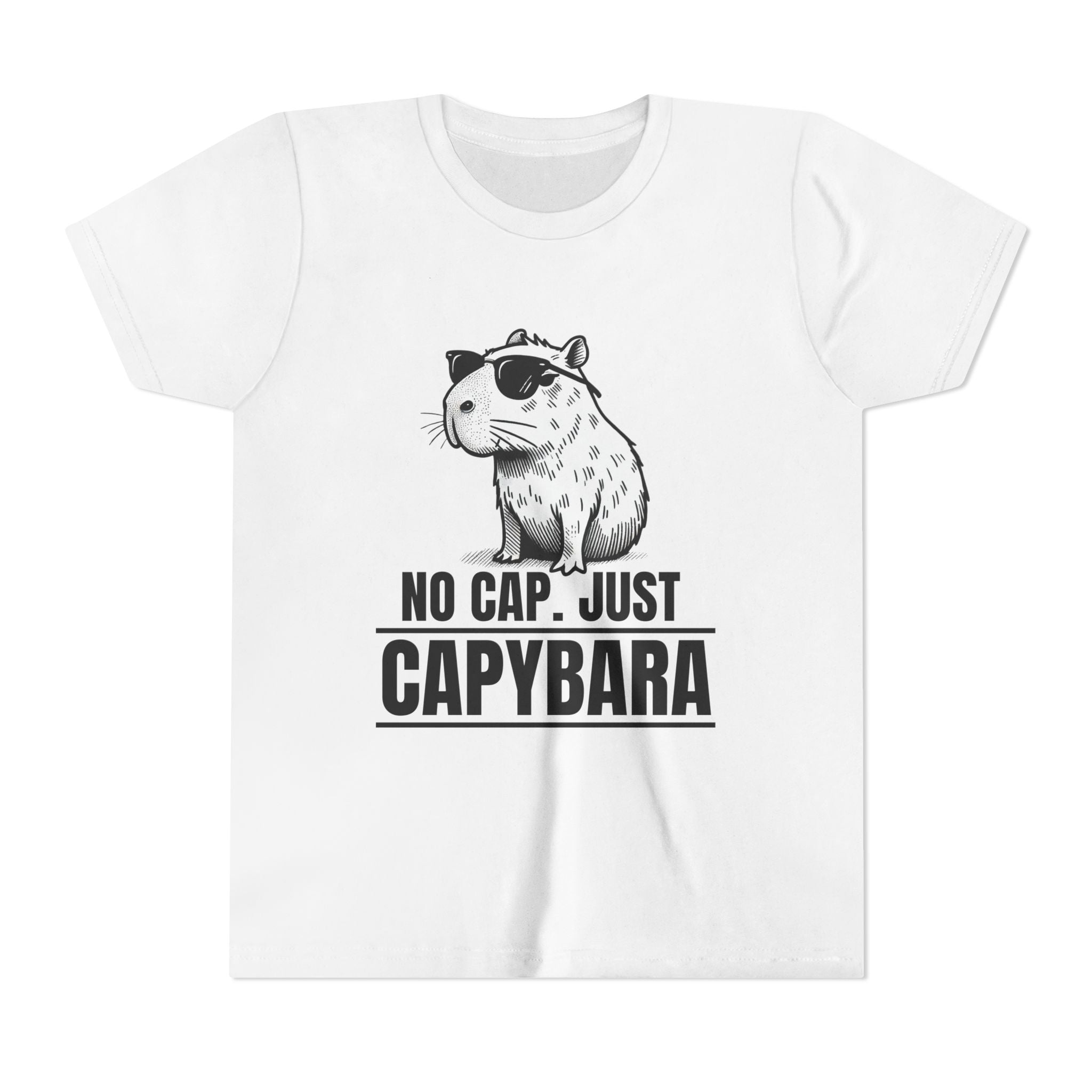 No Cap. Just Capybara - Unisex Youth Tee