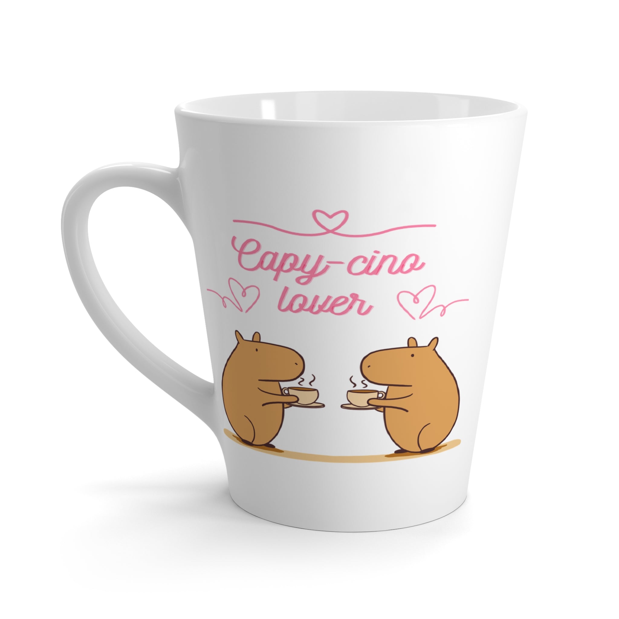 Capybara Latte Mug – “Capy-cino Lover” Cute Coffee Mug