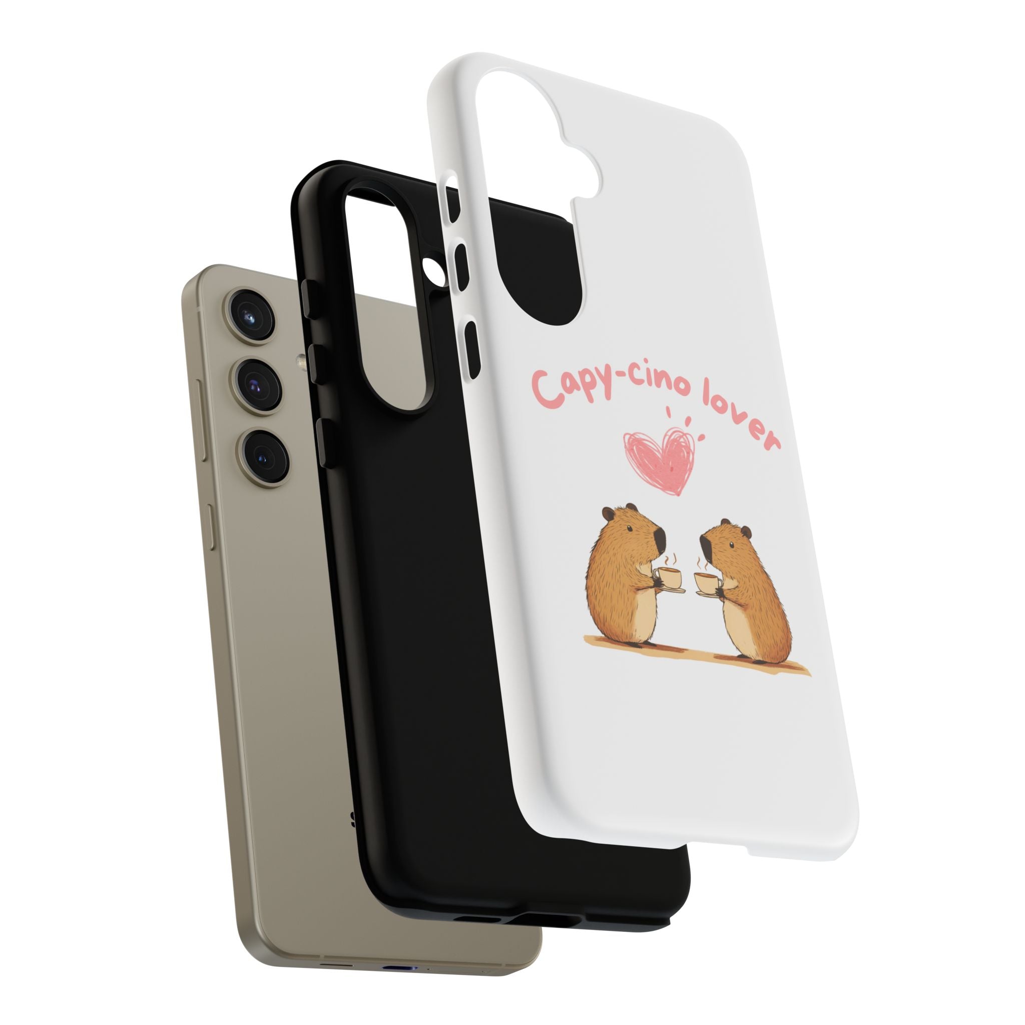 Cute Capybara Phone Case (Capy-cino Lover Series)