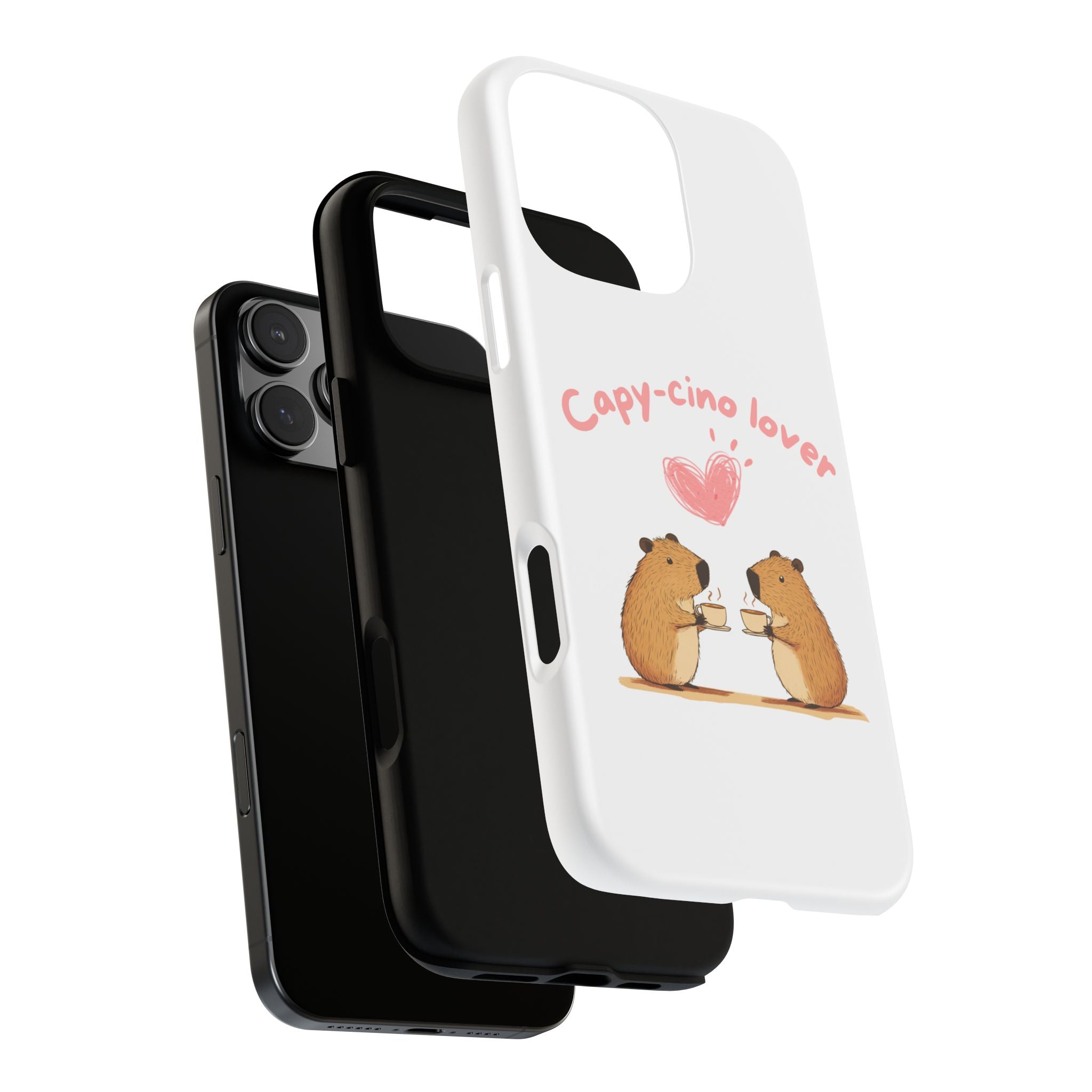 Cute Capybara Phone Case (Capy-cino Lover Series)
