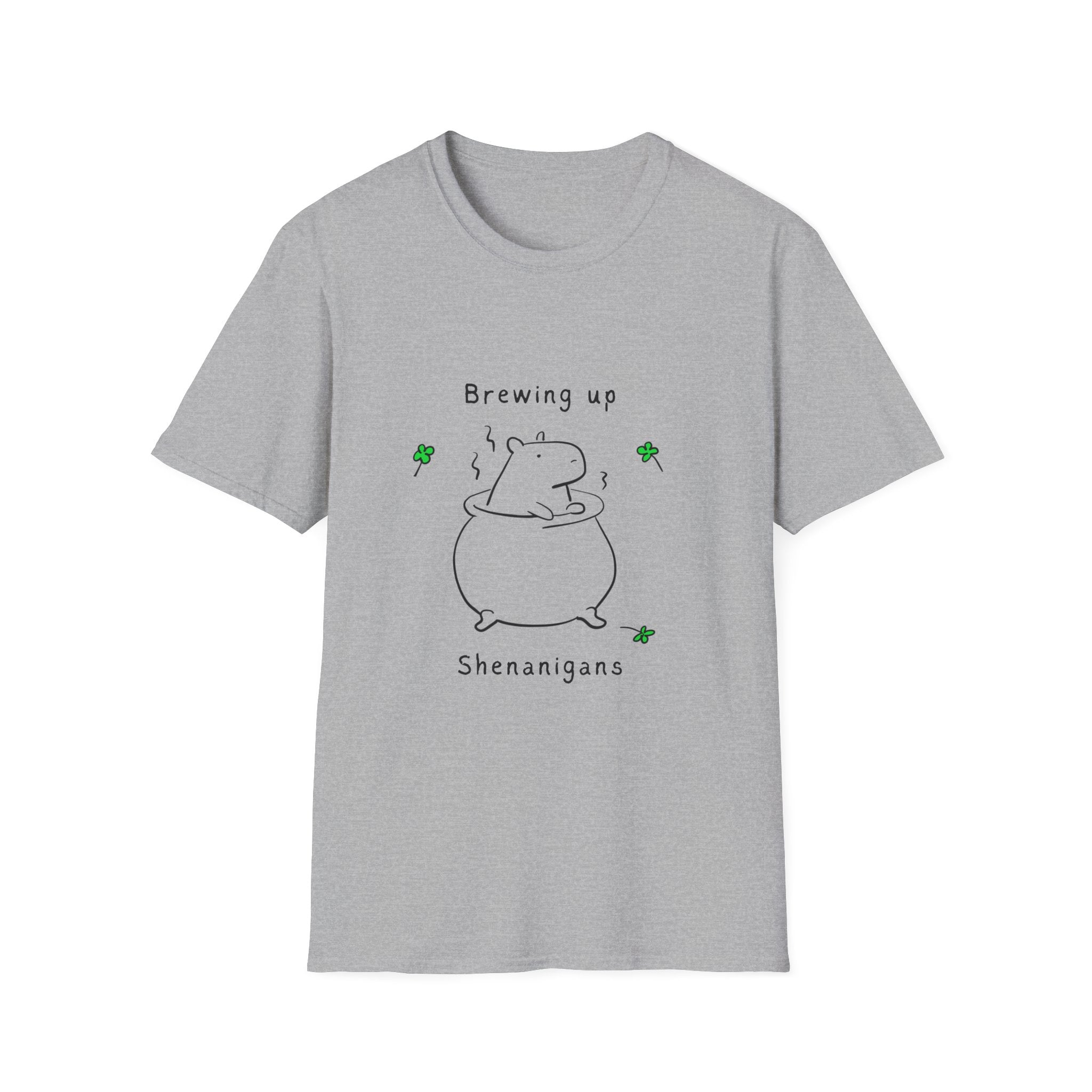 Funny St. Patrick's Day Capybara Shirt – Brewing Up Shenanigans