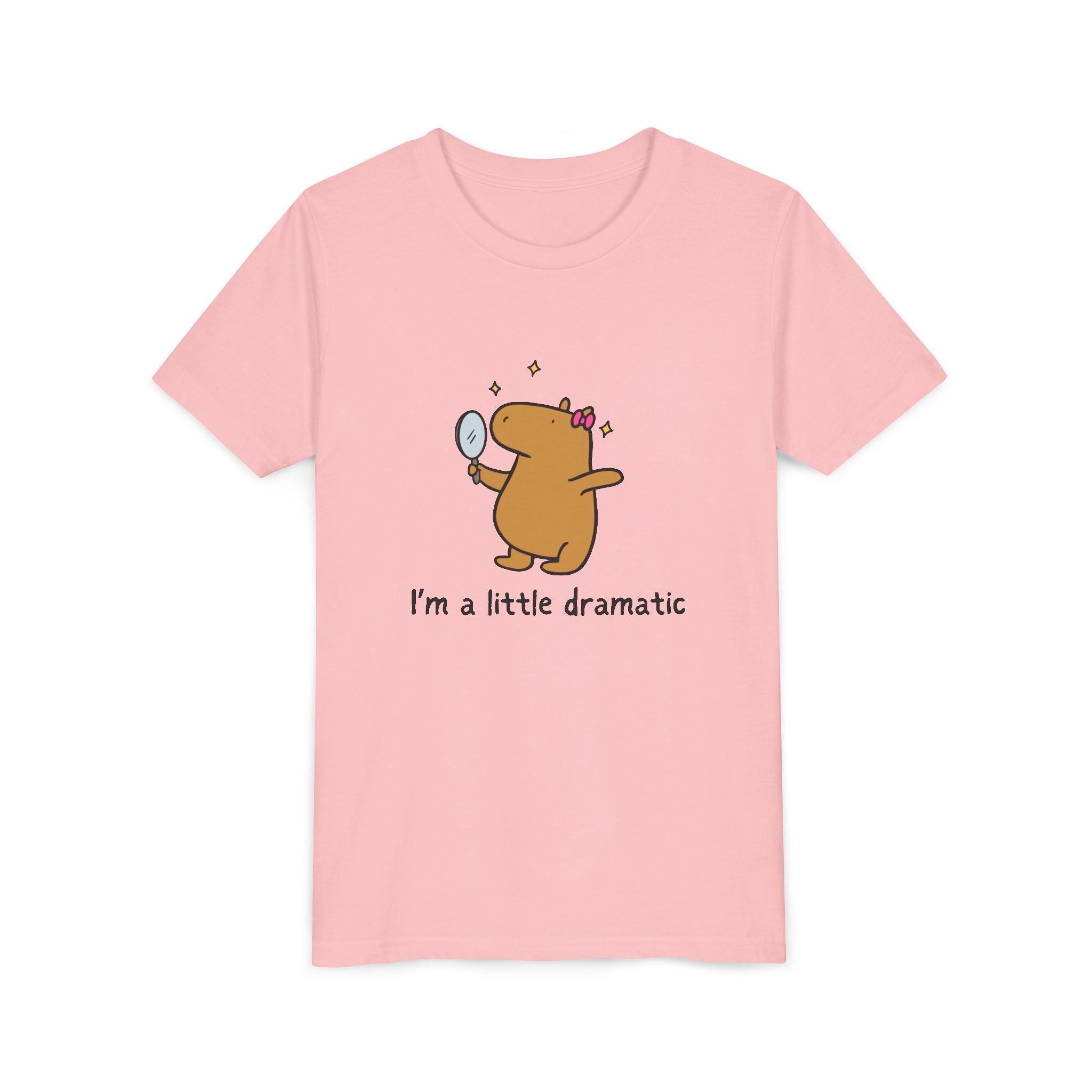 "I'm a little dramatic" - Capybara Drama Youth Tee