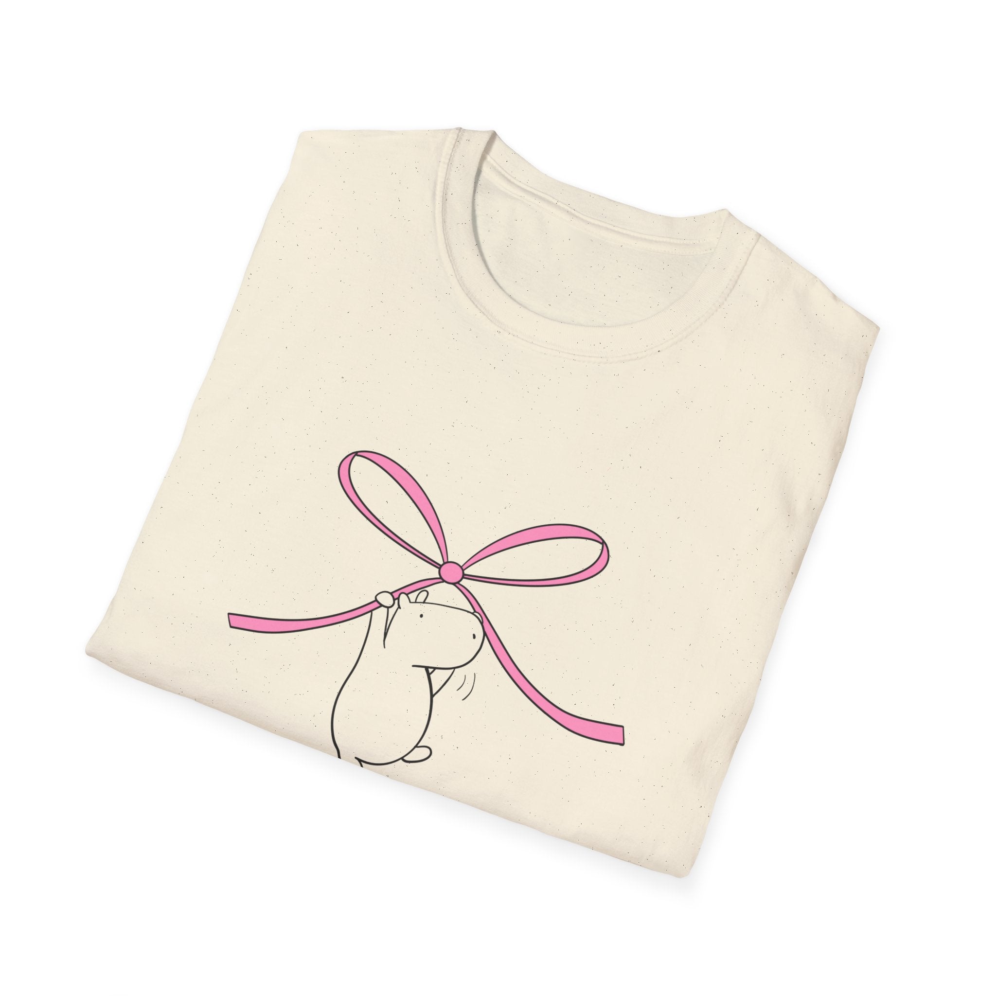 Coquette Bow Shirt – Cute Pink Bow Capybara Aesthetic Tee