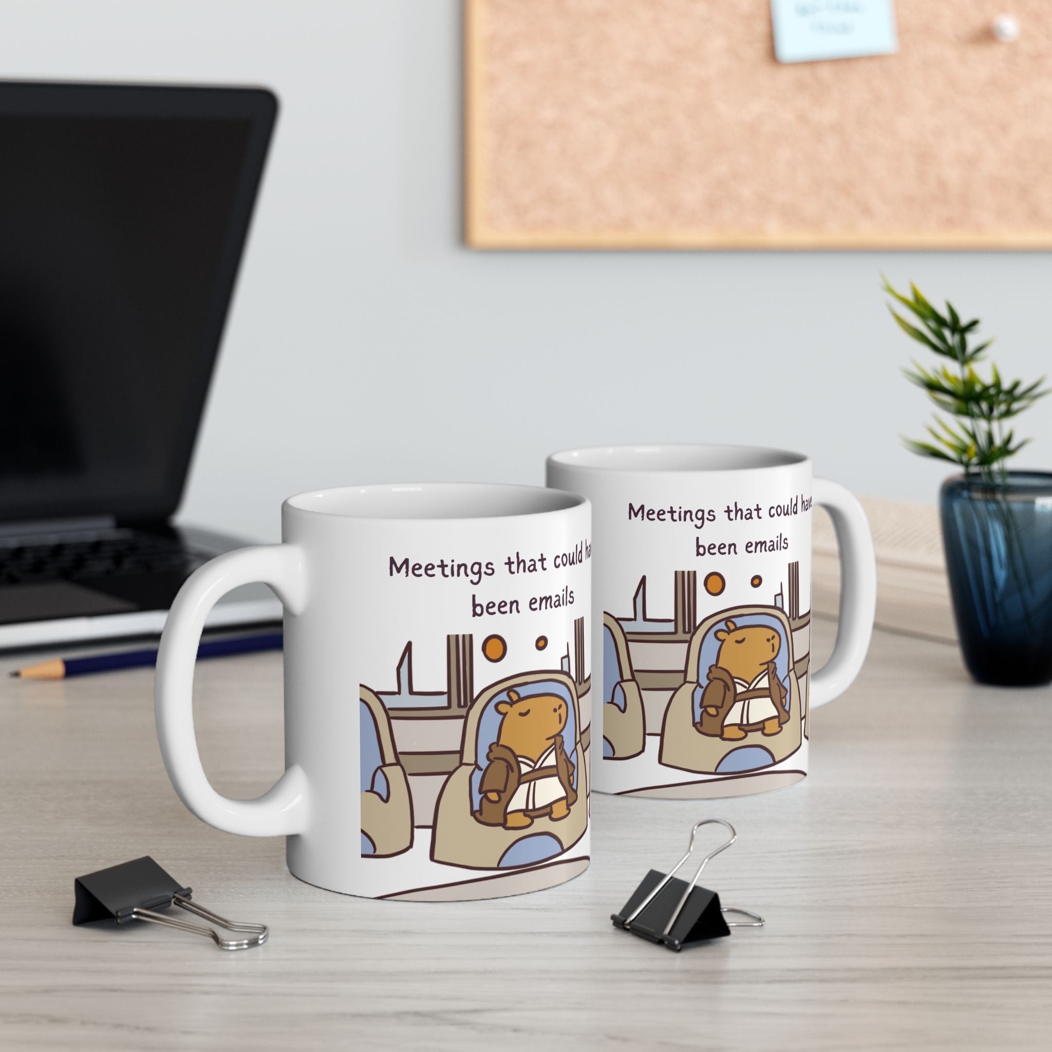 Meetings That Could Have Been Emails Capybara Mug