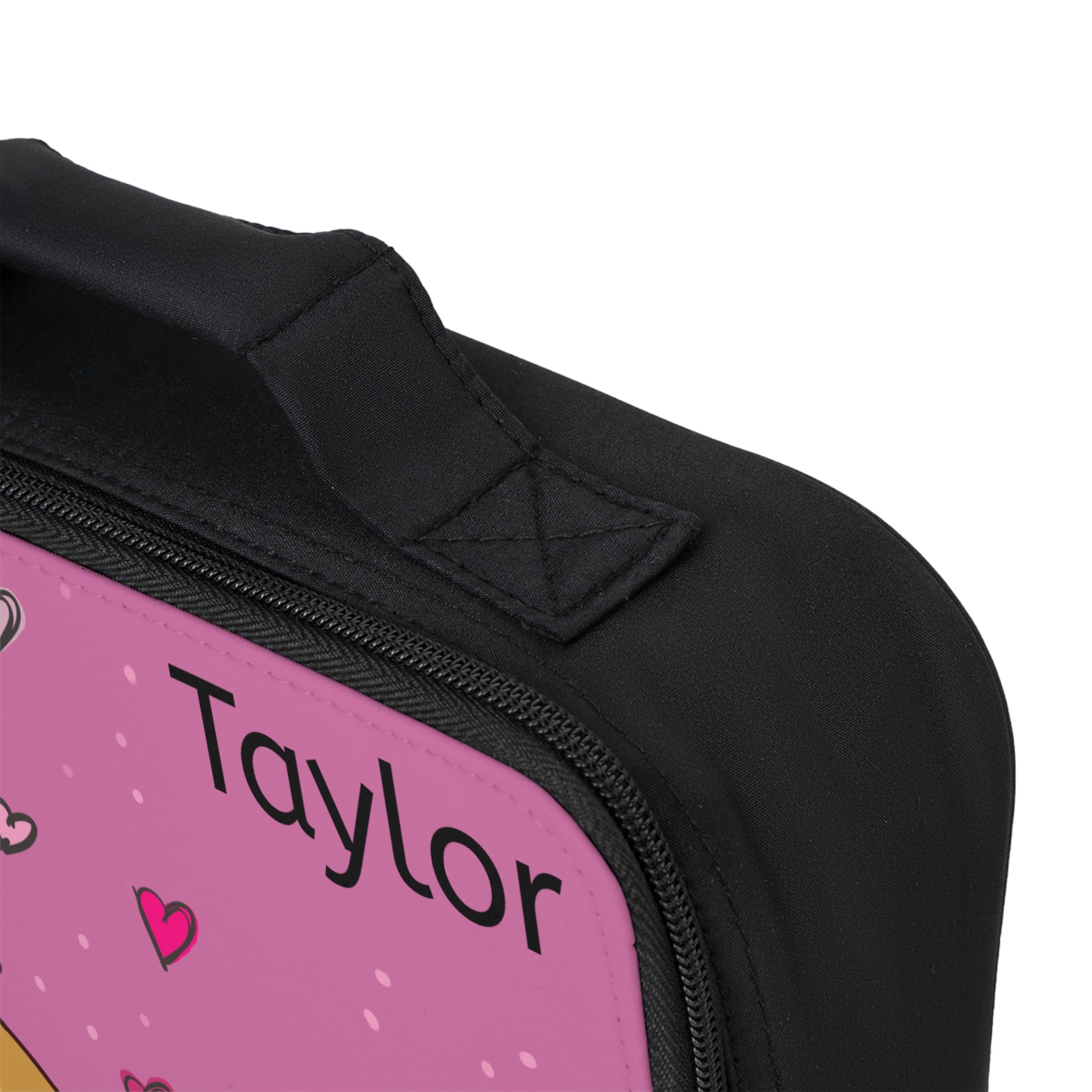 Capybara Hearts Abound Kids Personalized Lunch Box