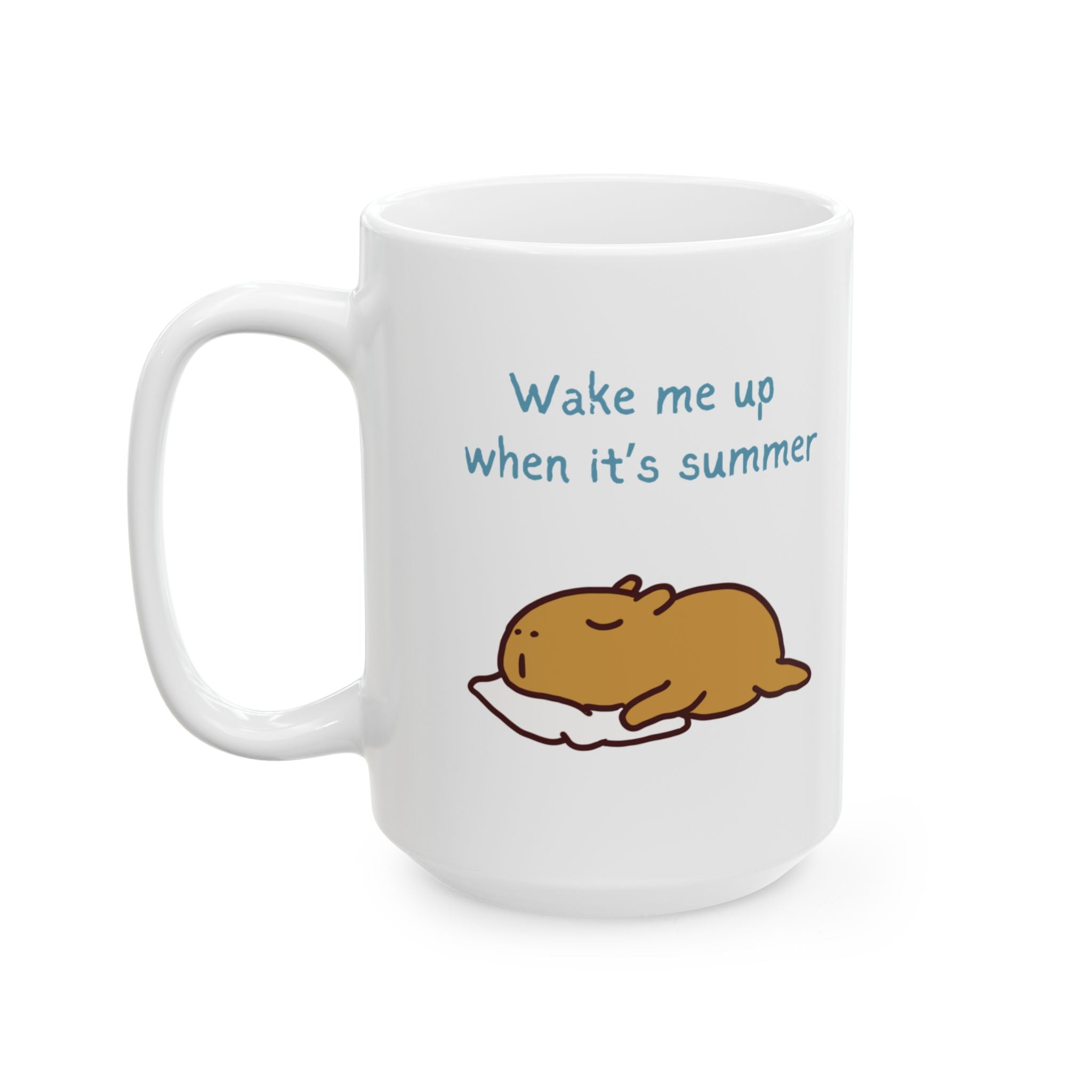 Teacher Appreciation Week Gift – Funny Teacher Coffee Mug – Wake Me Up When It’s Summer