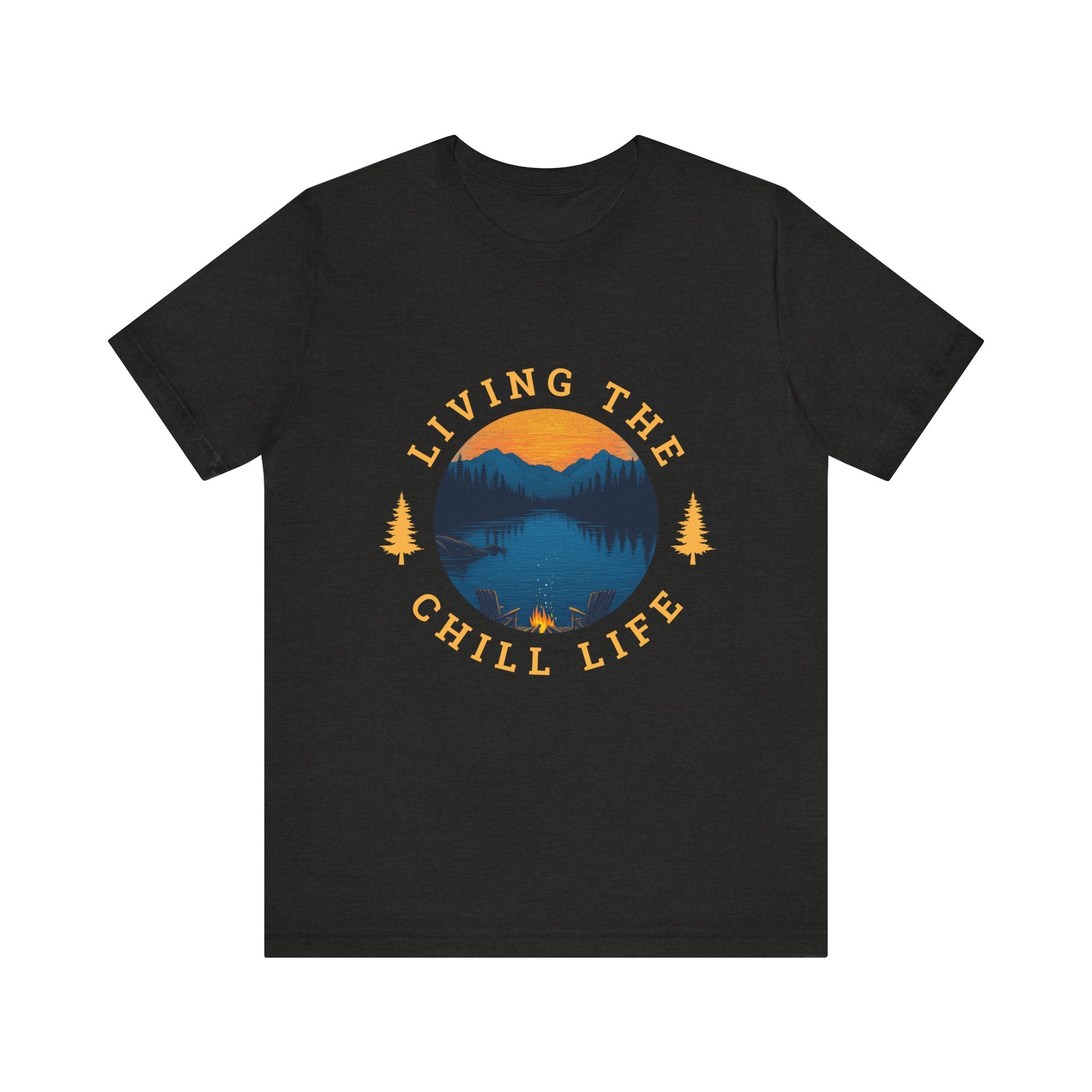 Living the Chill Life Mountainside - Unisex Jersey Tee