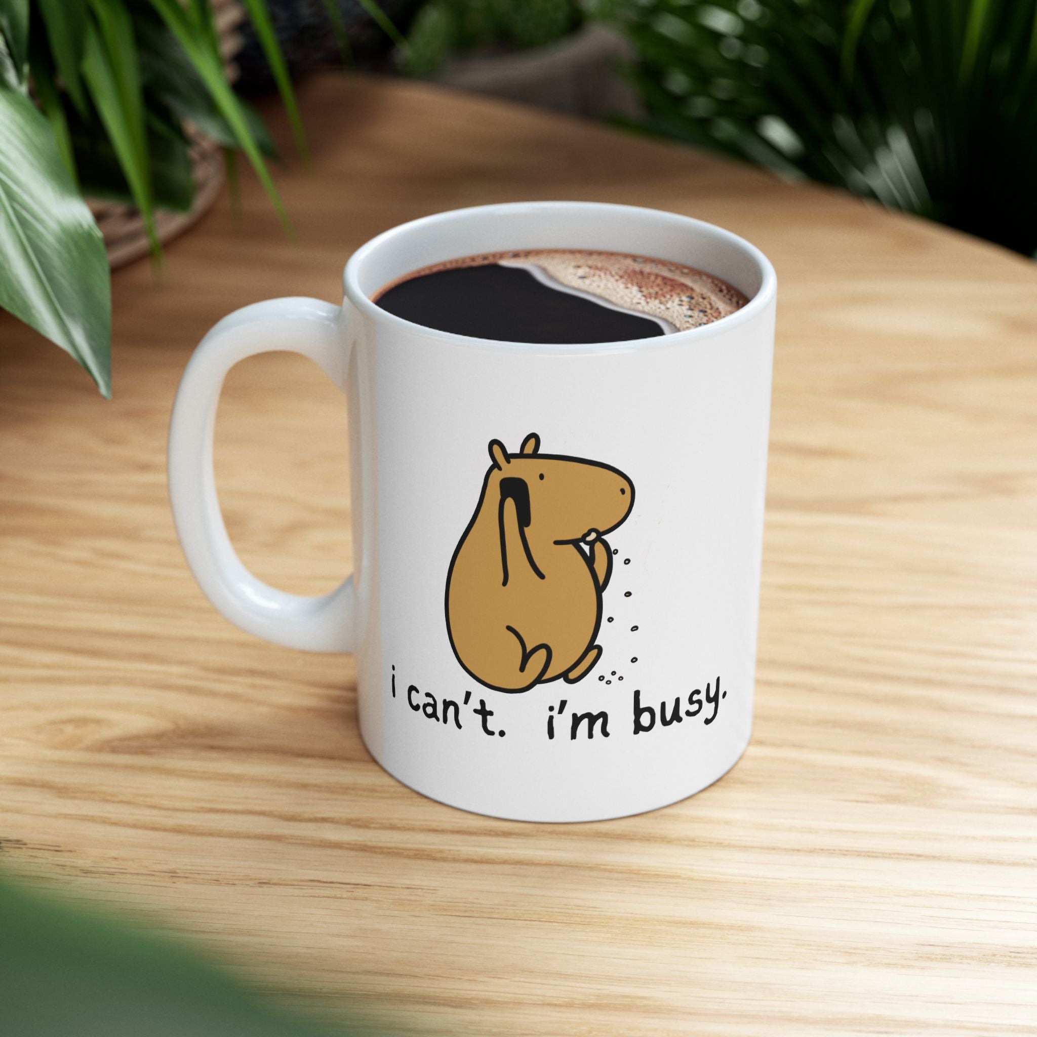 I'm Busy Capybara Mug
