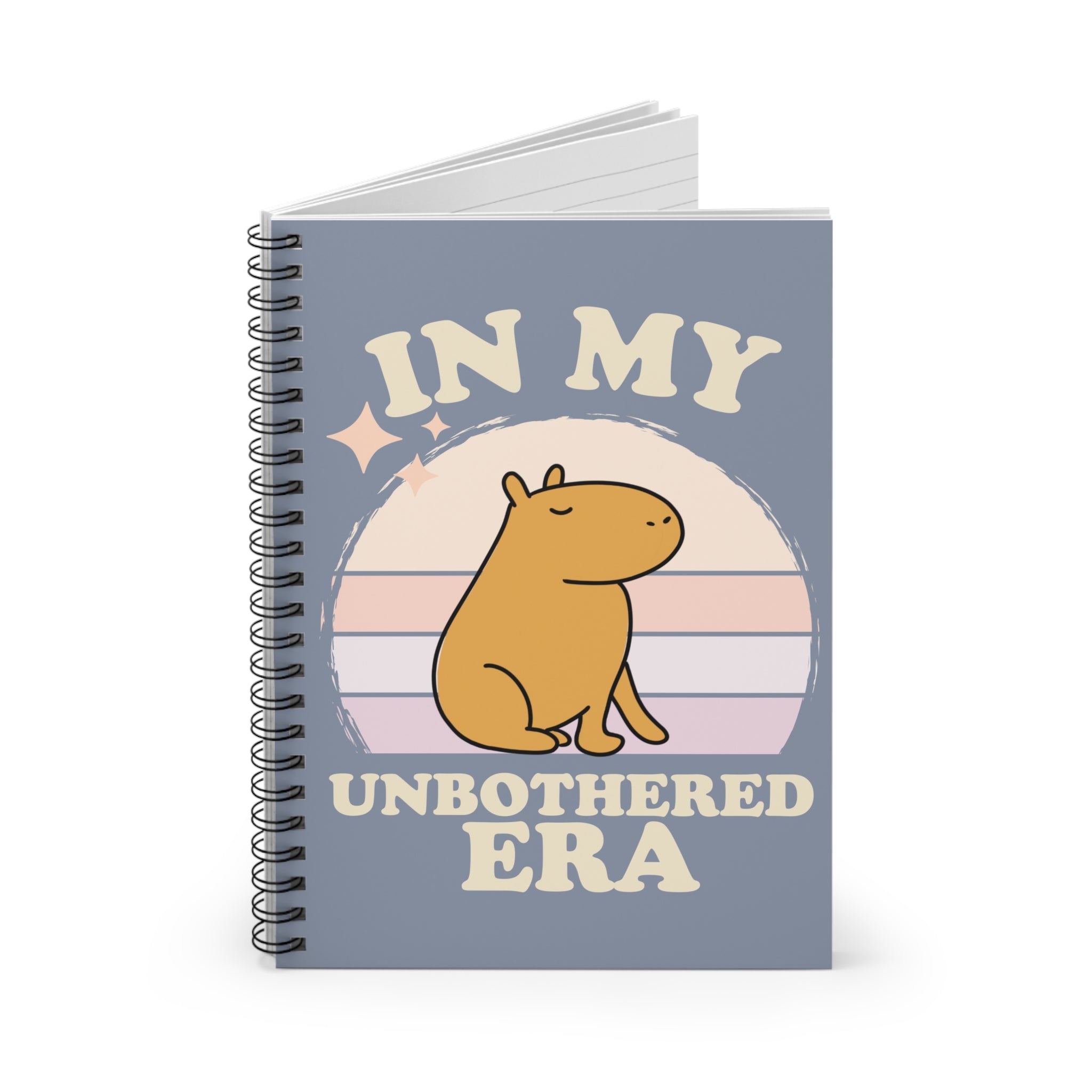 Capybara Notebook – In My Unbothered Era Journal