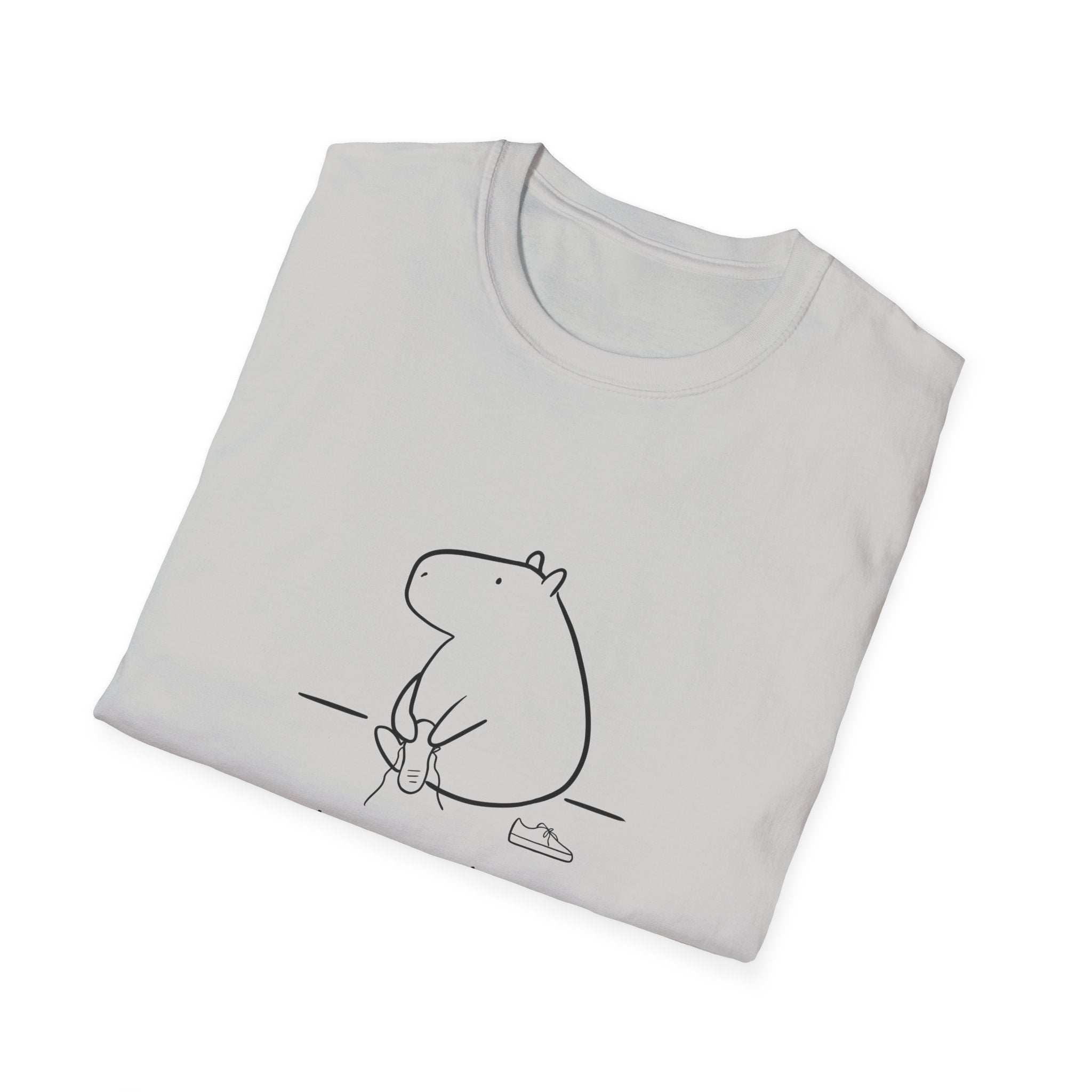 “I’ll Catch Up” Shirt – Funny Capybara Softstyle Tee