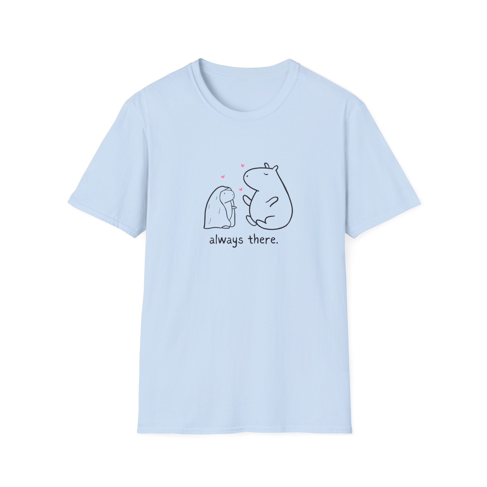 "Always There" Mom Softstyle Adult Tee – Capybara