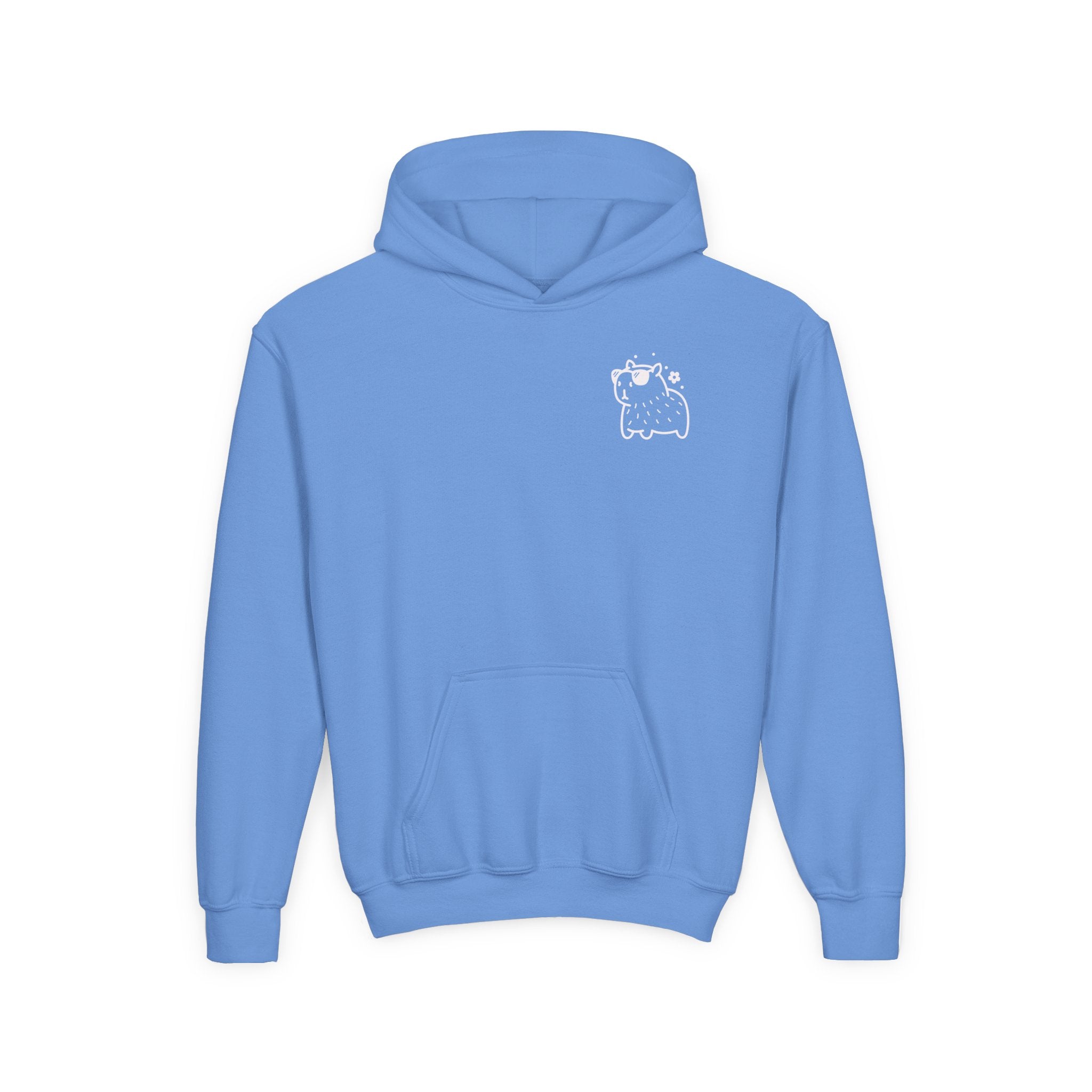 Kawaii No Cap, Just Capybara Kids Hoodie