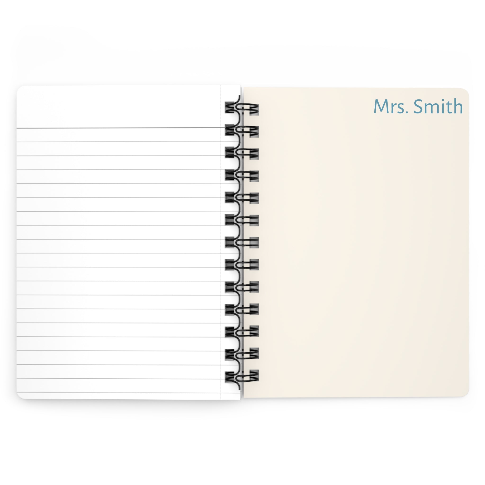 Personalized Teacher Appreciation Notebook – Custom End of Year Teacher Gift – “Wake Me Up When It’s Summer”