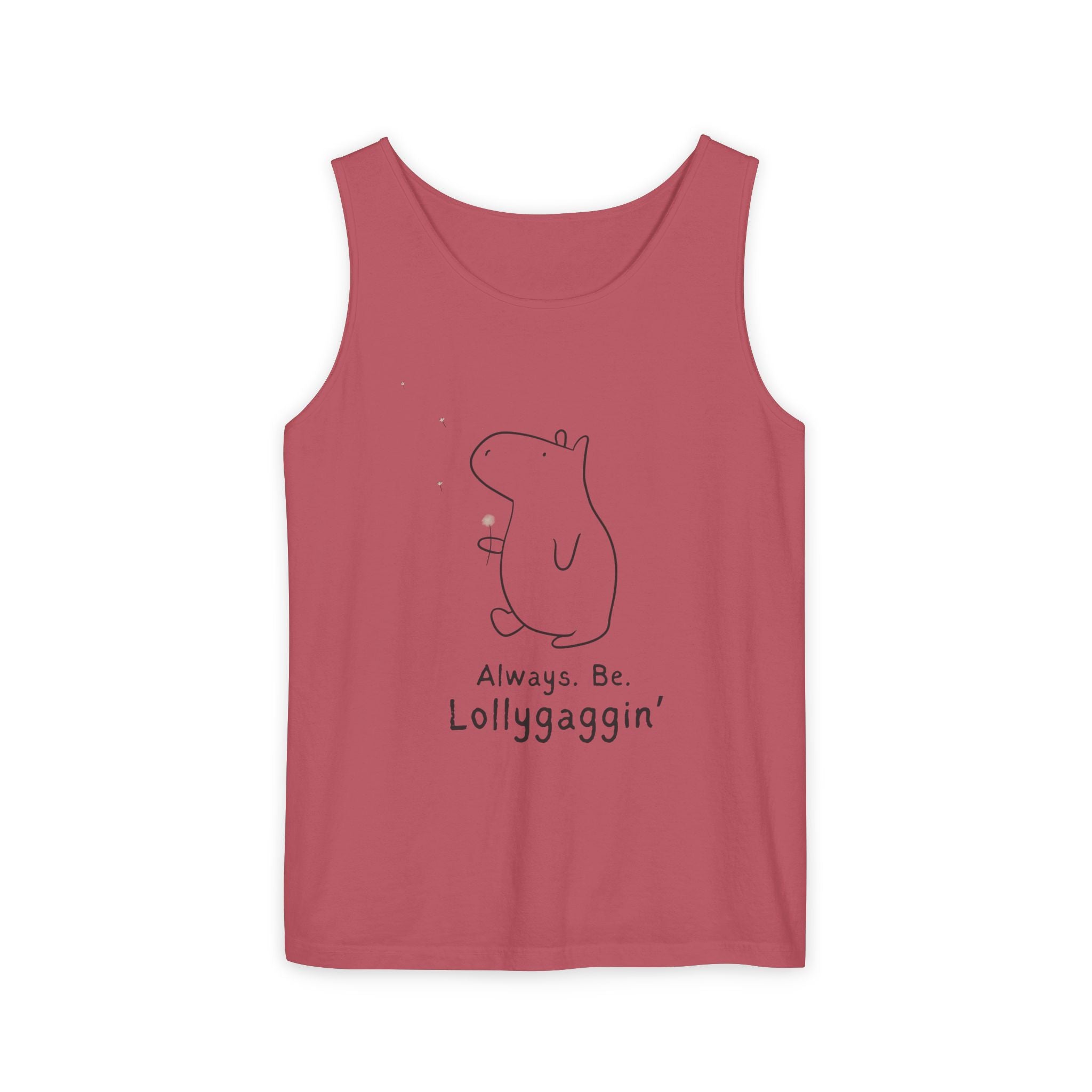 Always Be Lollygaggin' Capybara Premium Tank Top