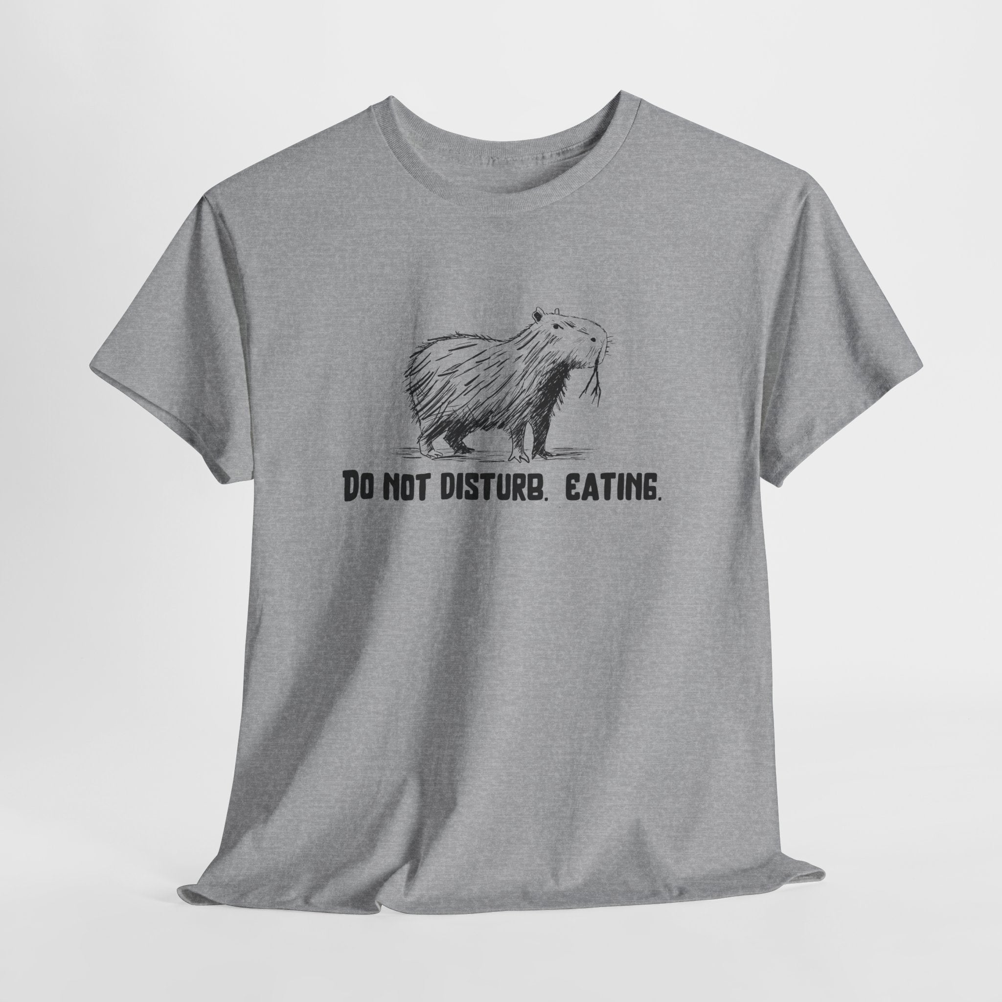 Do Not Disturb. Eating. Capybara Heavy Tee