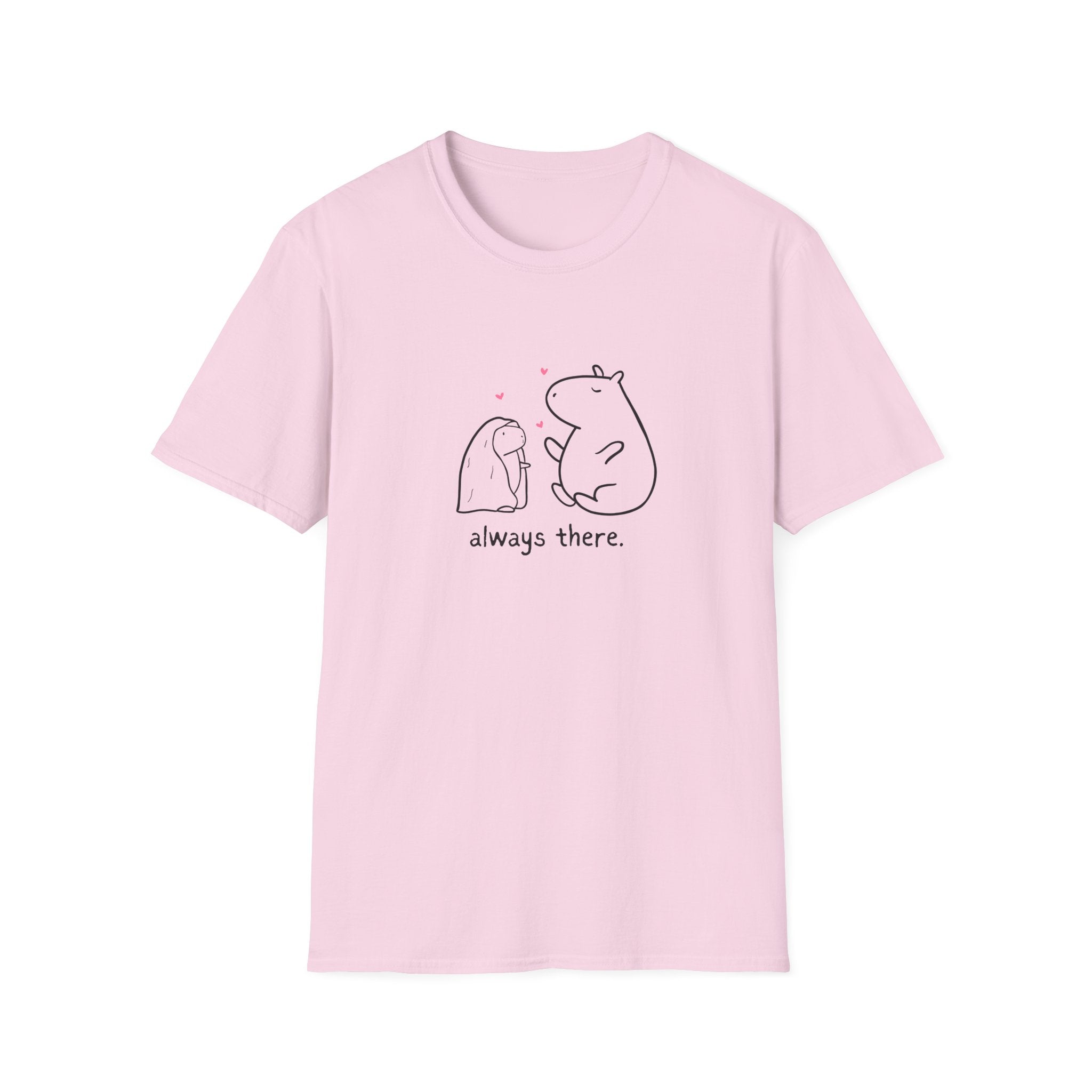 "Always There" Mom Softstyle Adult Tee – Capybara
