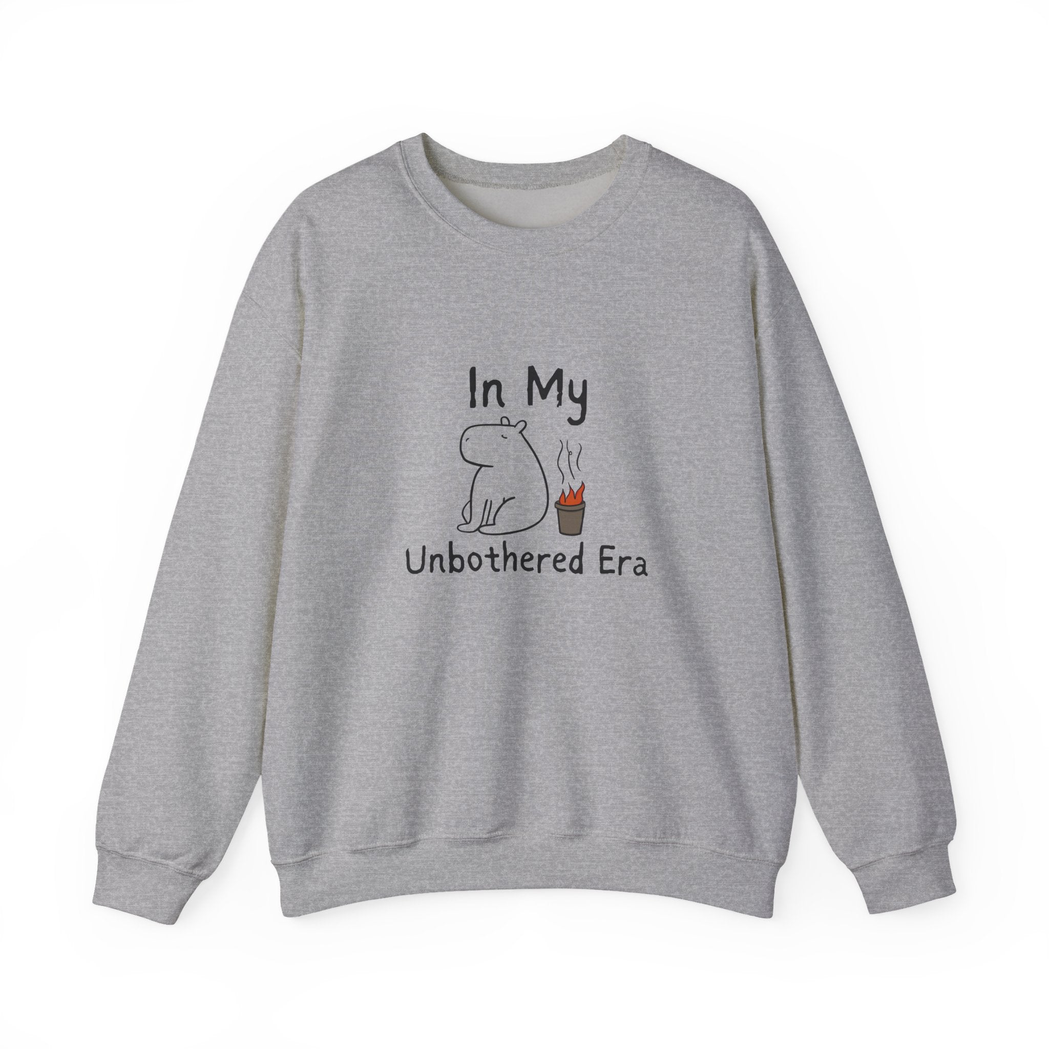 "In My Unbothered Era" Capybara Adult Sweatshirt