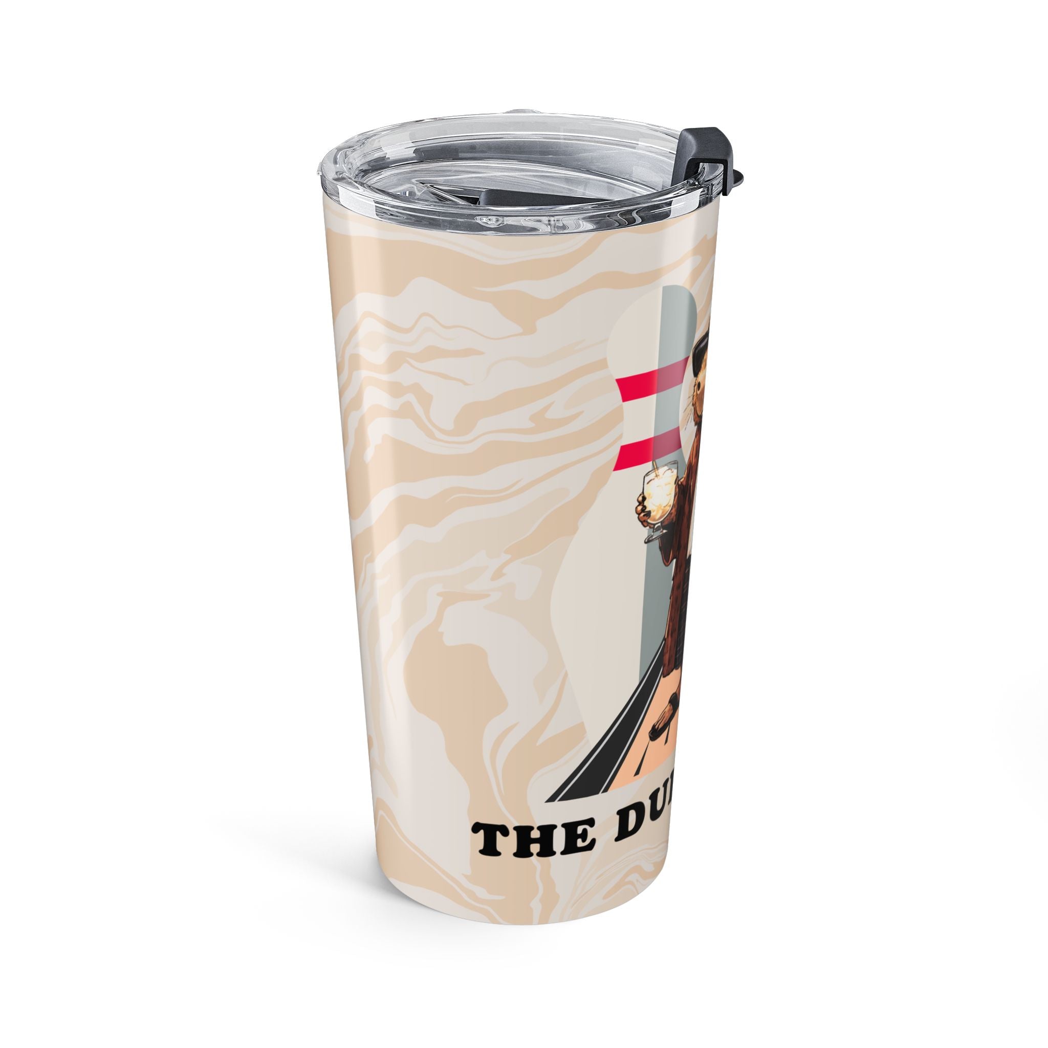 The Dude Abides Tumbler – Big Capybowski Coffee Travel Mug for Chill Vibes
